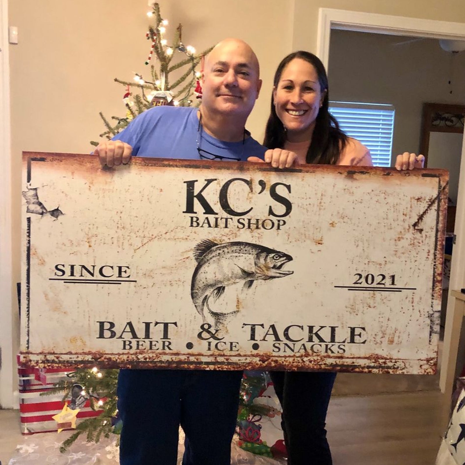 Bait and Tackle Sign on sale at MyriadMart