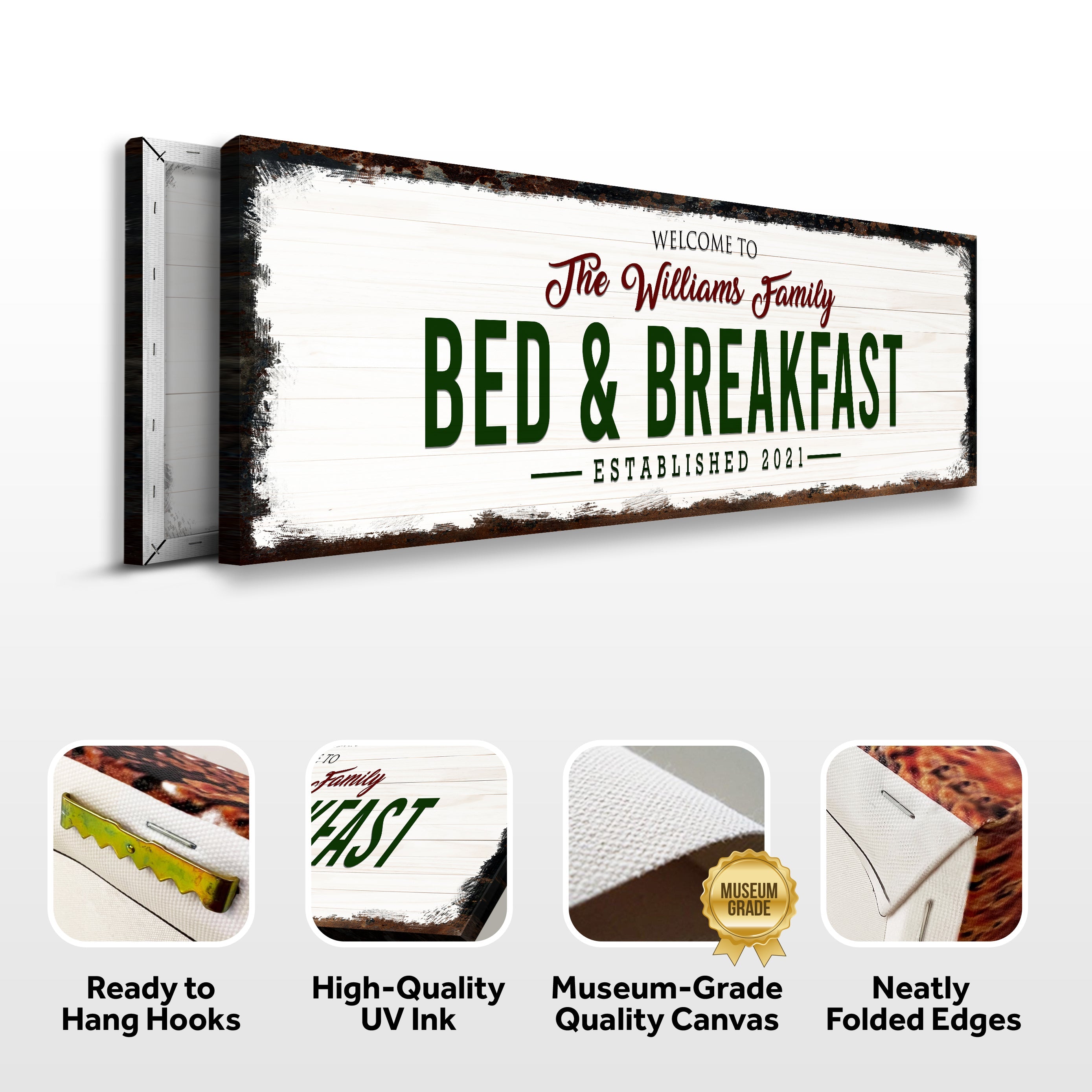 Welcome Bed And Breakfast Sign on sale at MyriadMart