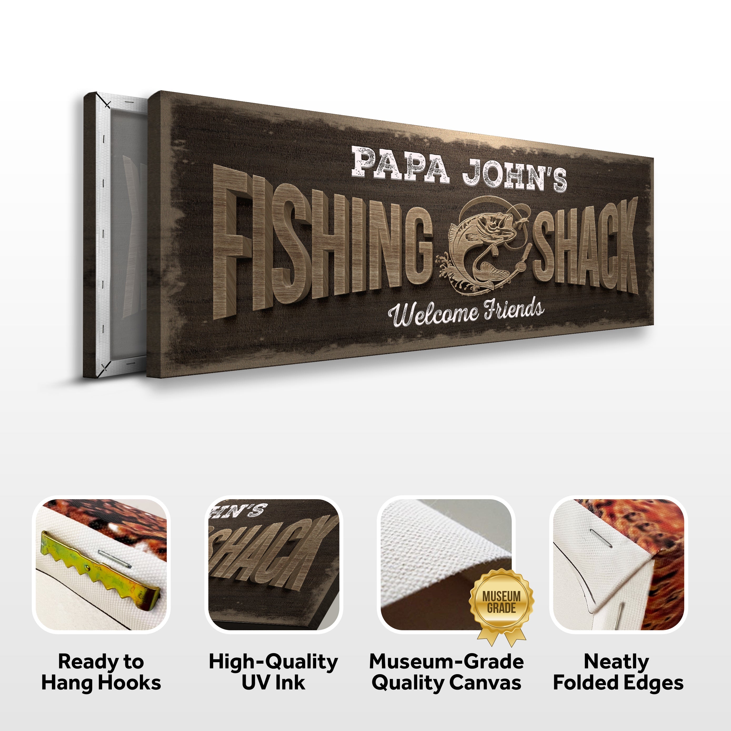 Fishing Shack Sign II on sale at MyriadMart