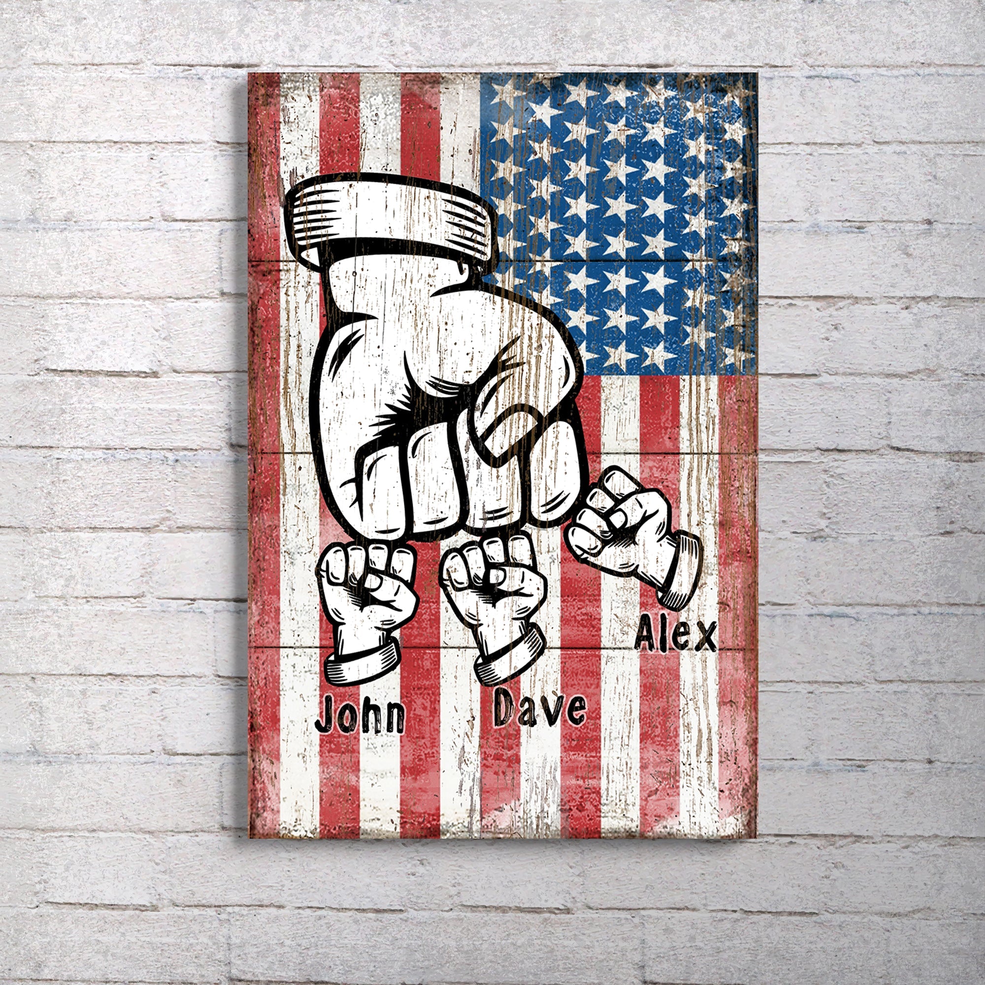Dad Fist Bump Father's Day Gift Sign on sale at MyriadMart