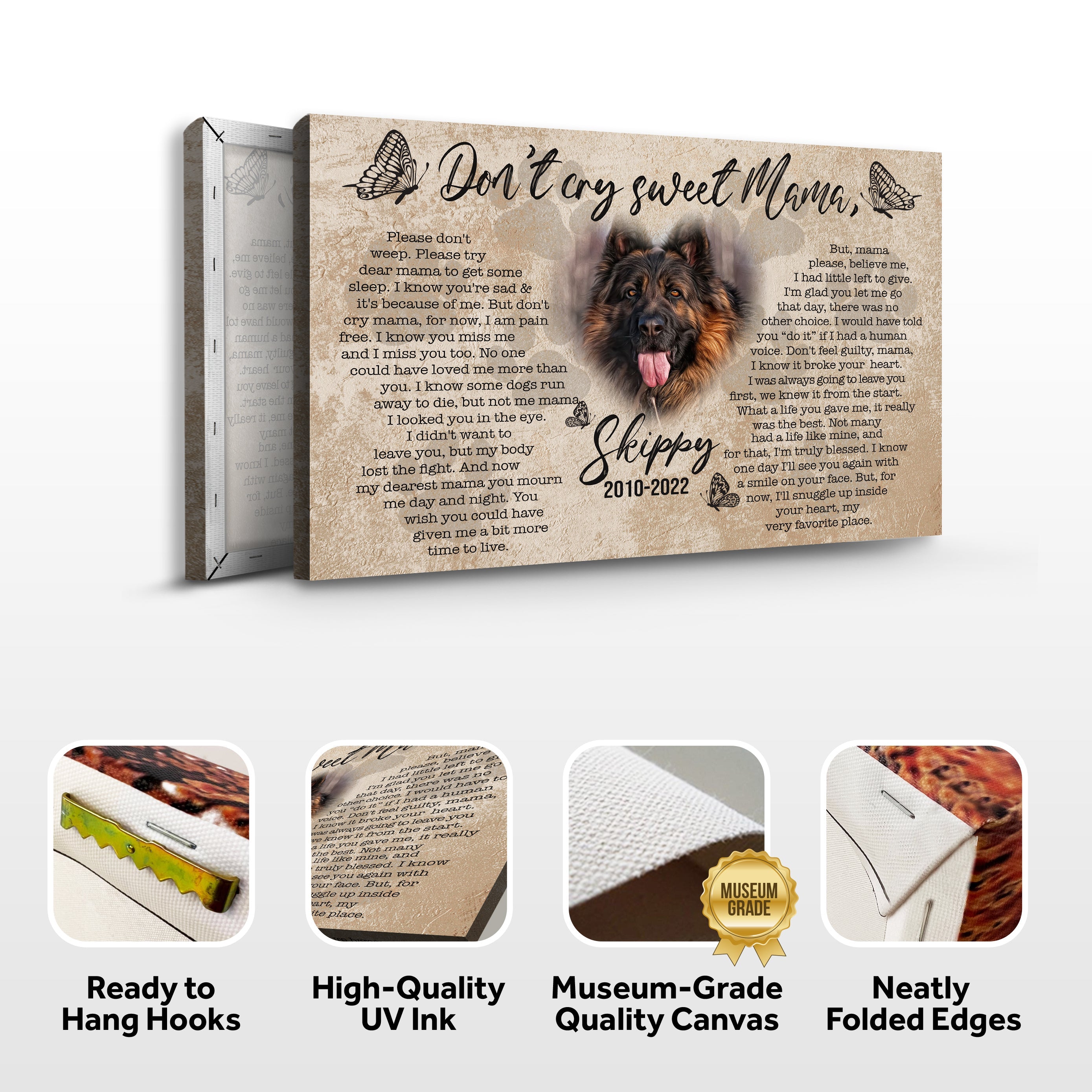 Pet Don't Cry Sweet Mama Sign on sale at MyriadMart