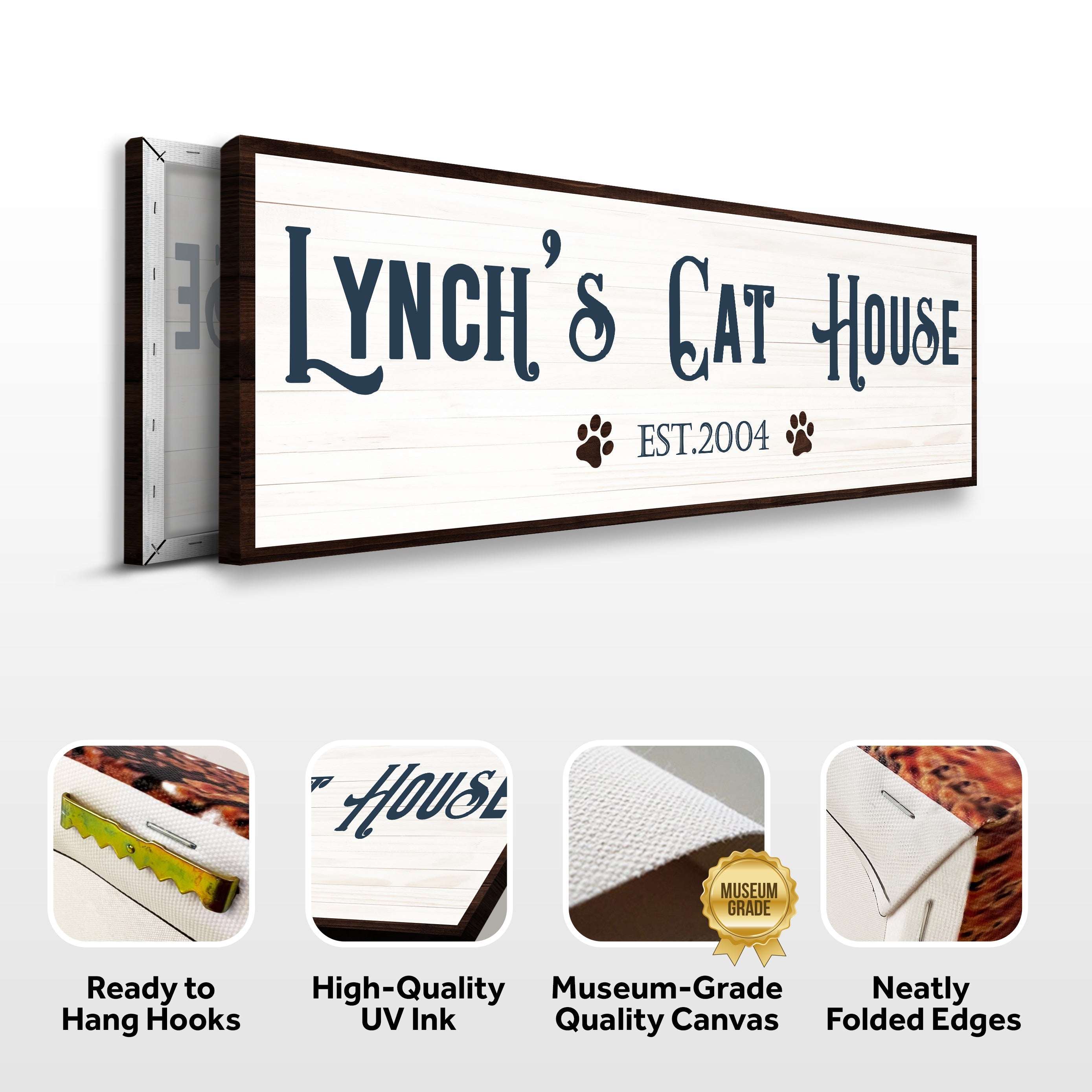 Cat House Sign on sale at MyriadMart