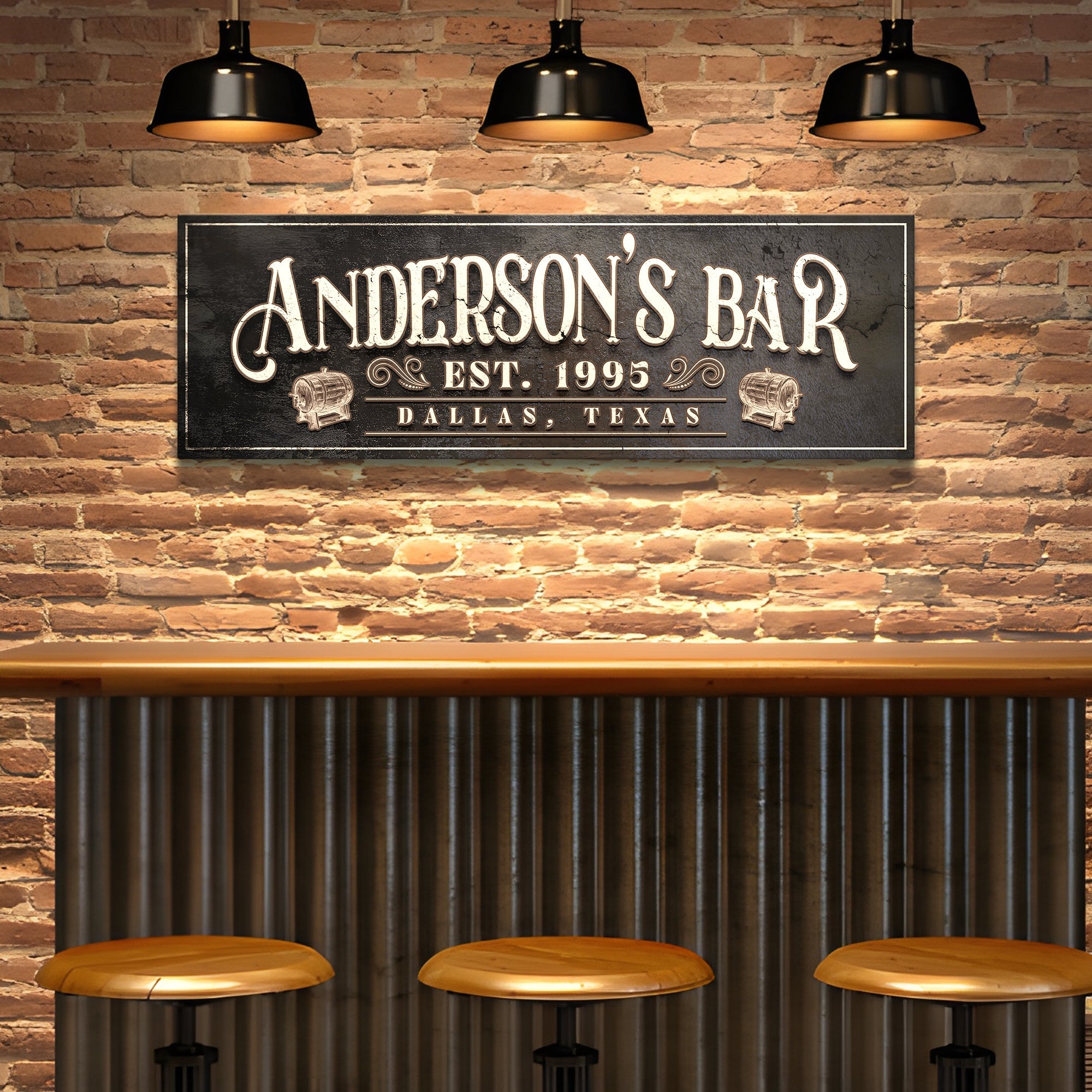 Personalized Bar Sign II on sale at MyriadMart