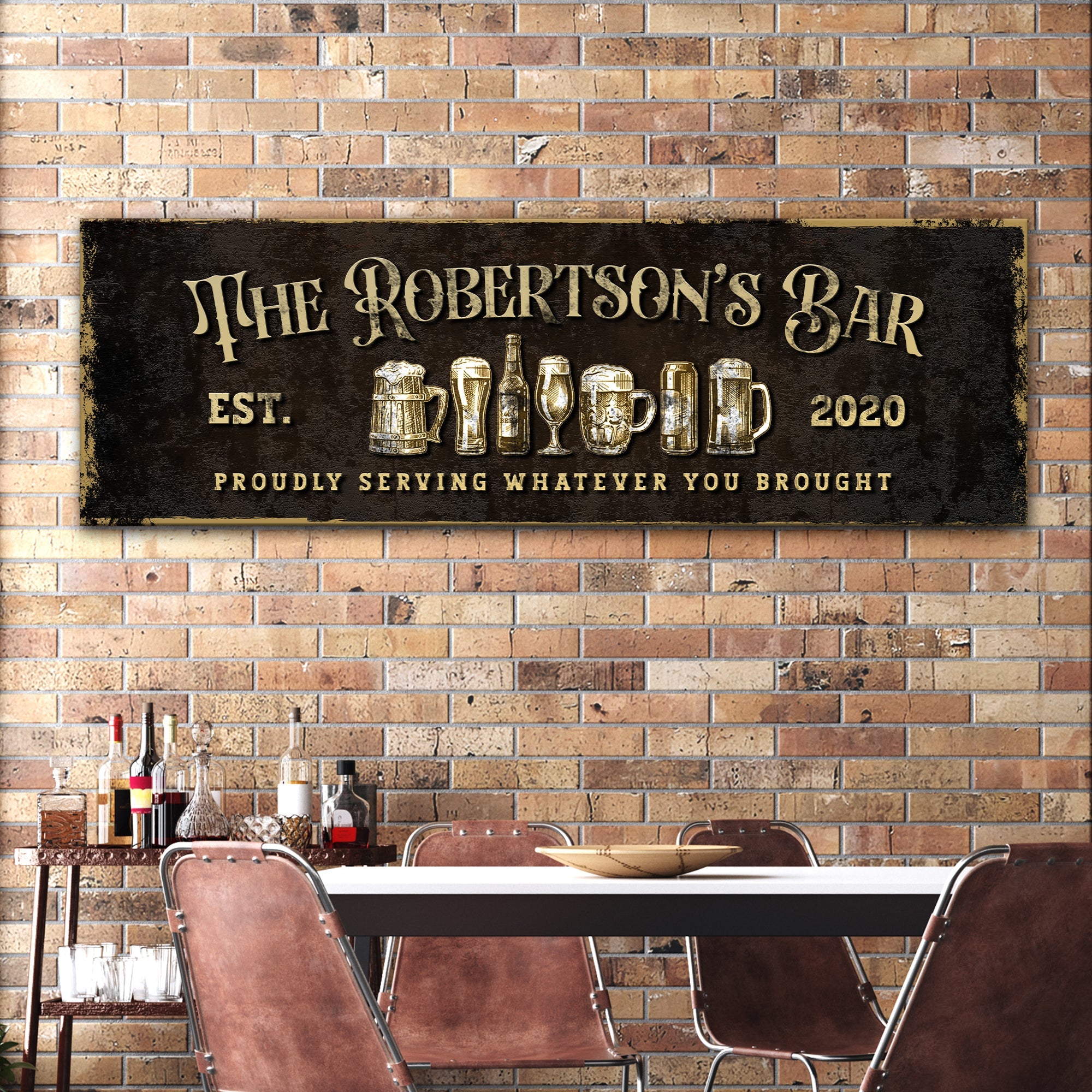Personalized Bar Sign III on sale at MyriadMart