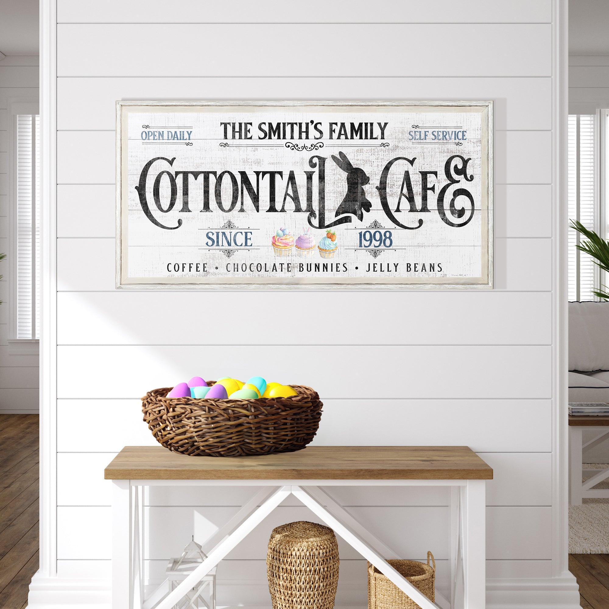 Personalized Easter Bunny Sign on sale at MyriadMart