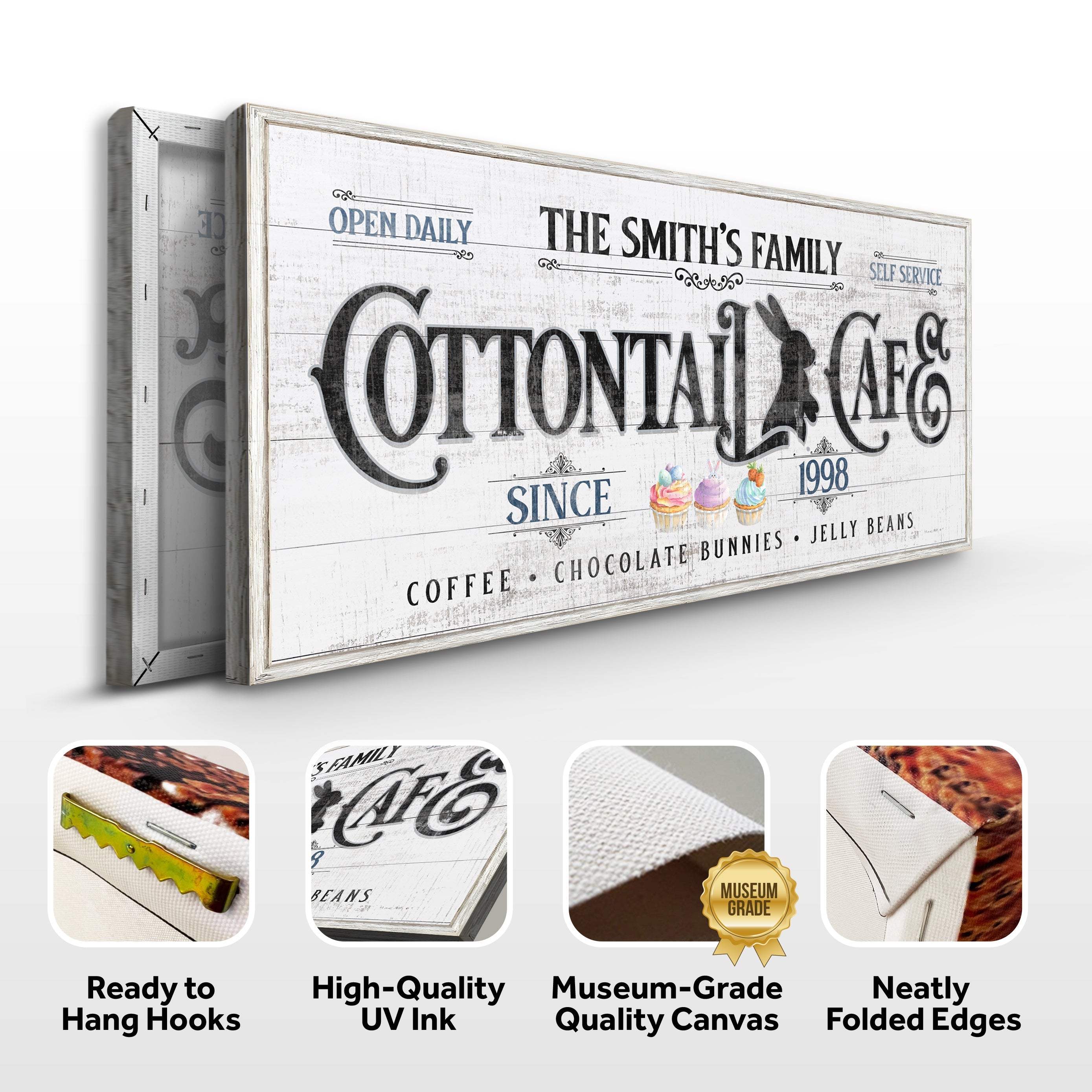 Personalized Easter Bunny Sign on sale at MyriadMart