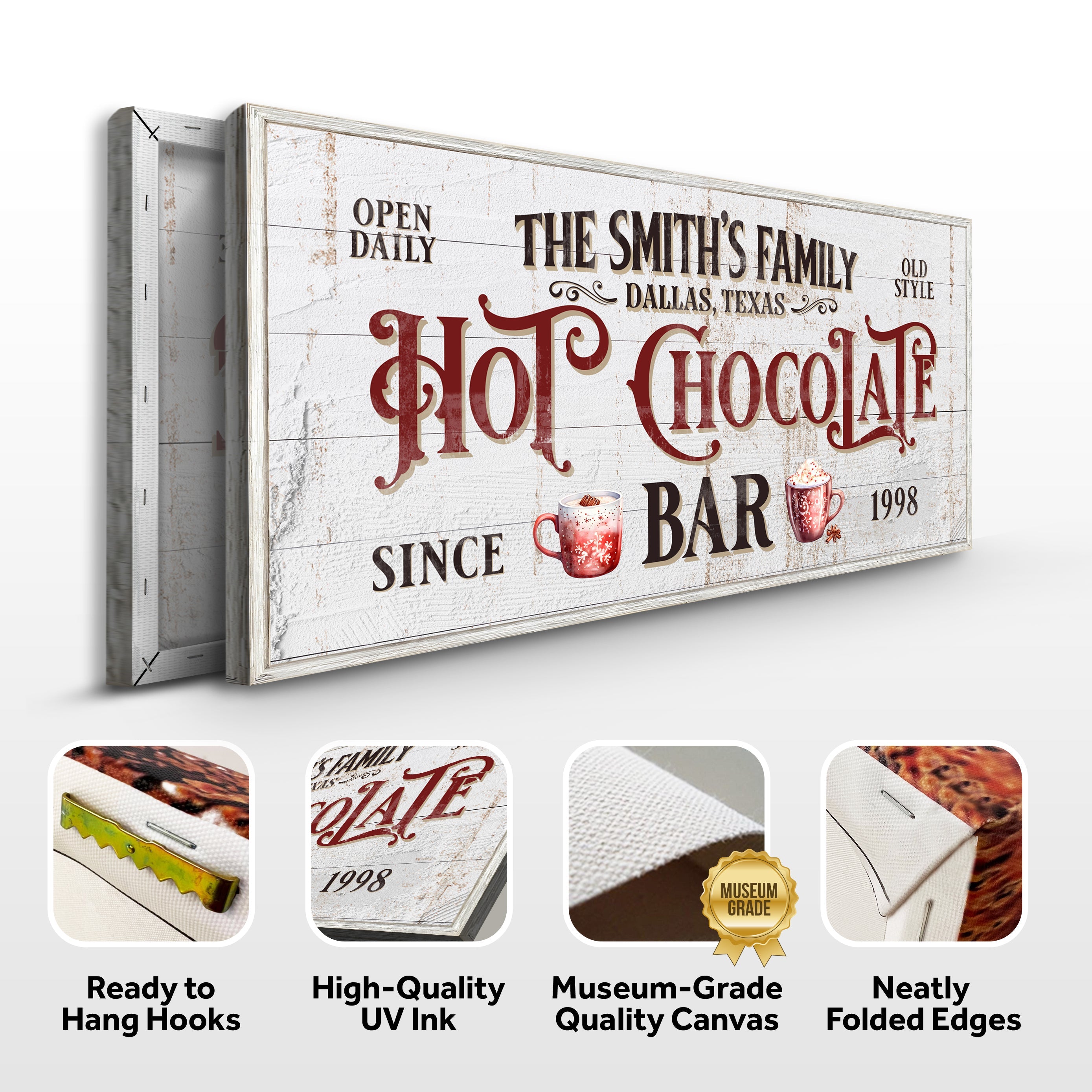 Personalized Hot Chocolate Bar Sign on sale at MyriadMart