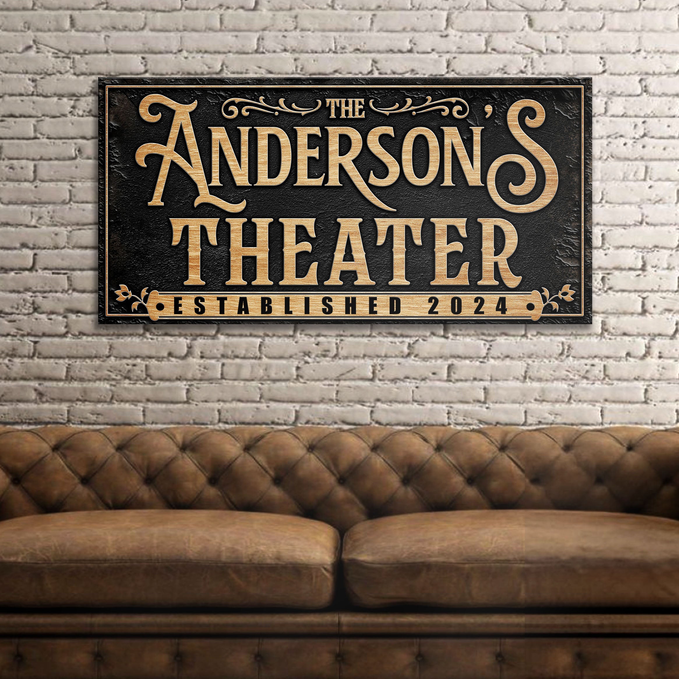 Personalized Theater Sign on sale at MyriadMart