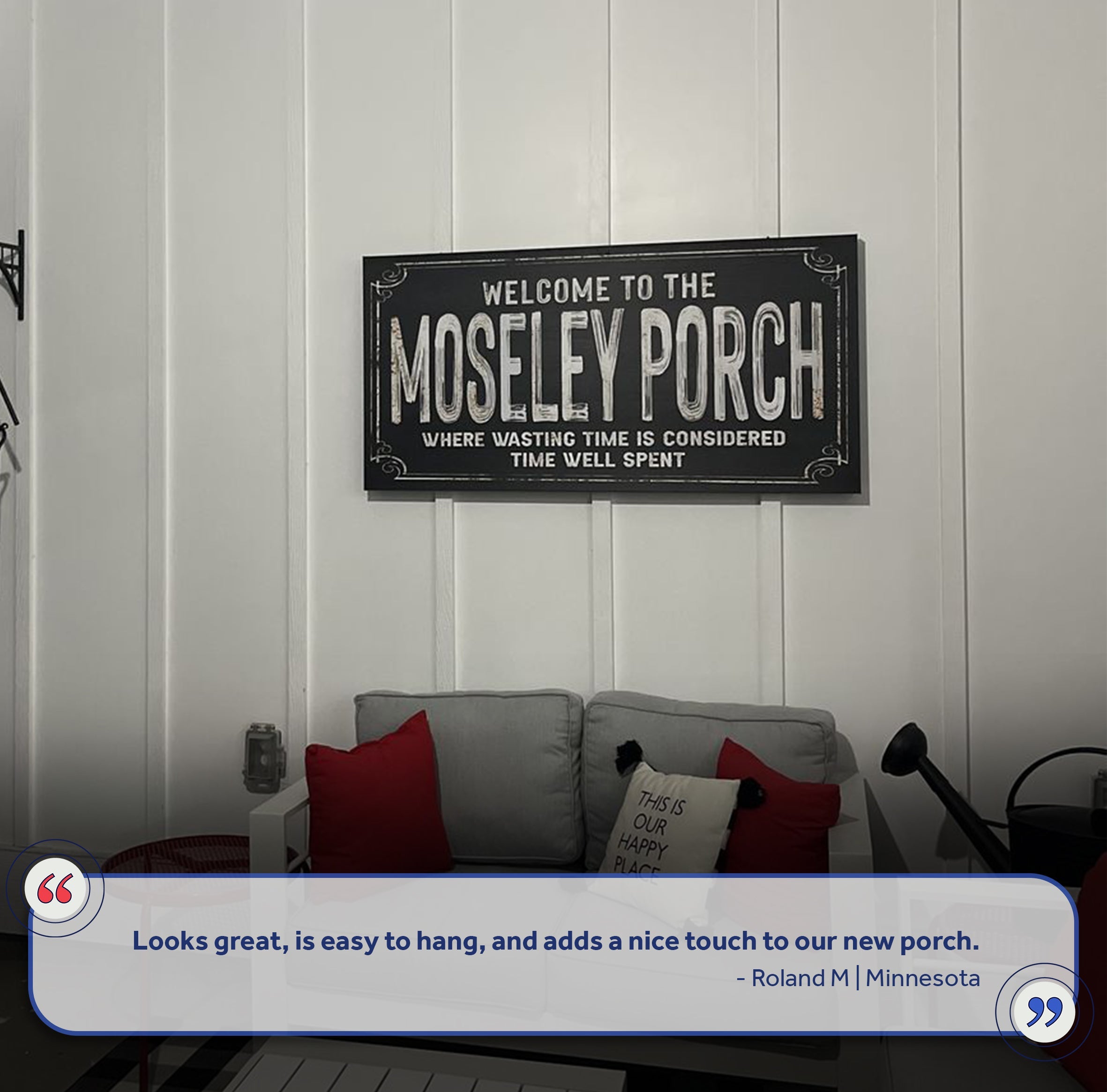 Welcome To The Porch Sign VI on sale at MyriadMart