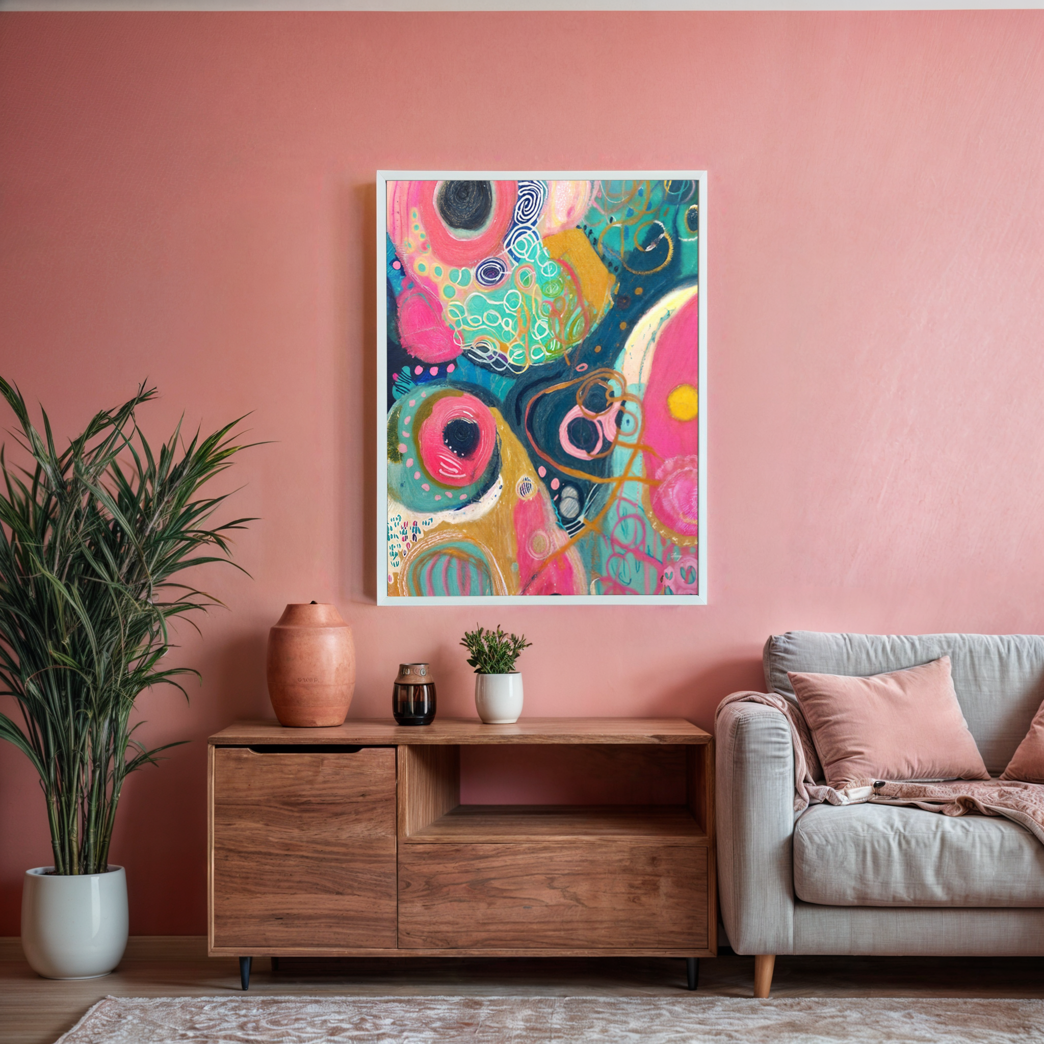 Canvas Print: "Psychedelic Rhapsody" on sale at MyriadMart