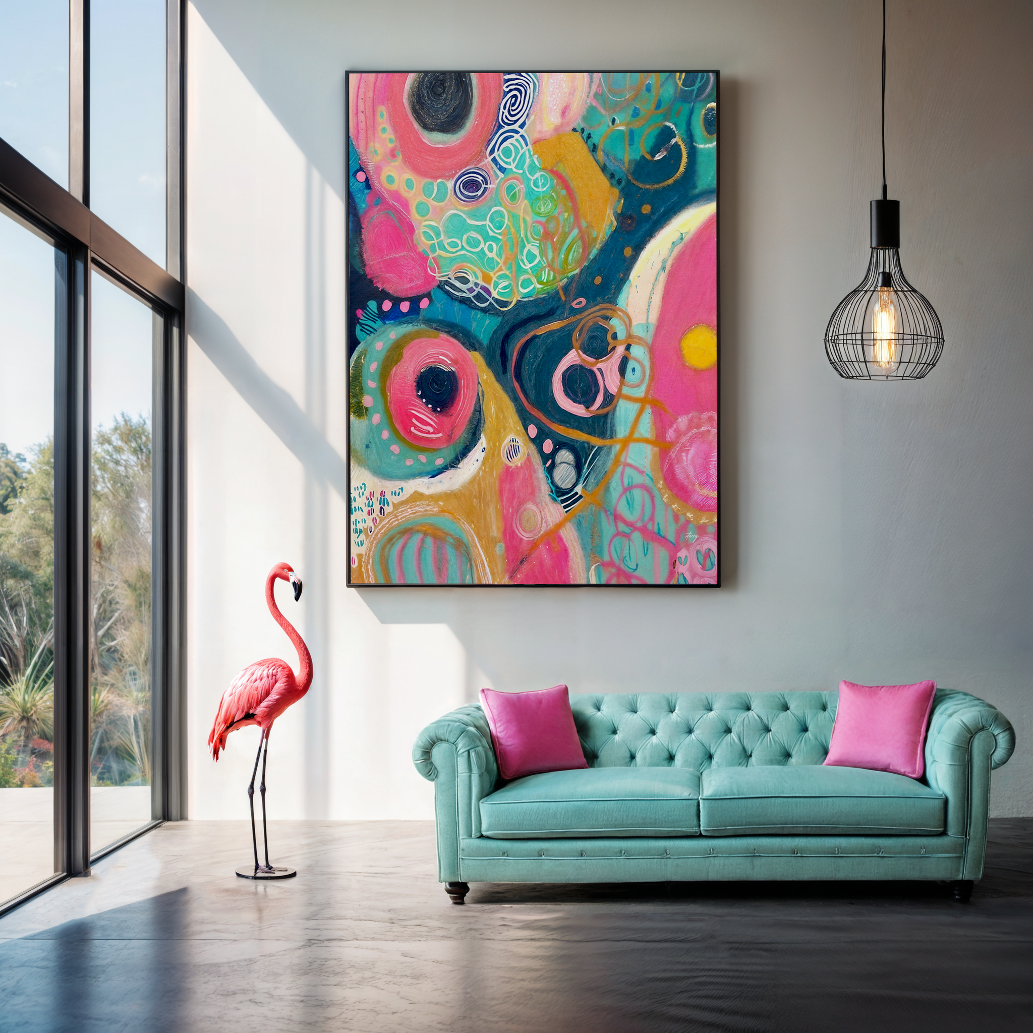 Canvas Print: "Psychedelic Rhapsody" on sale at MyriadMart
