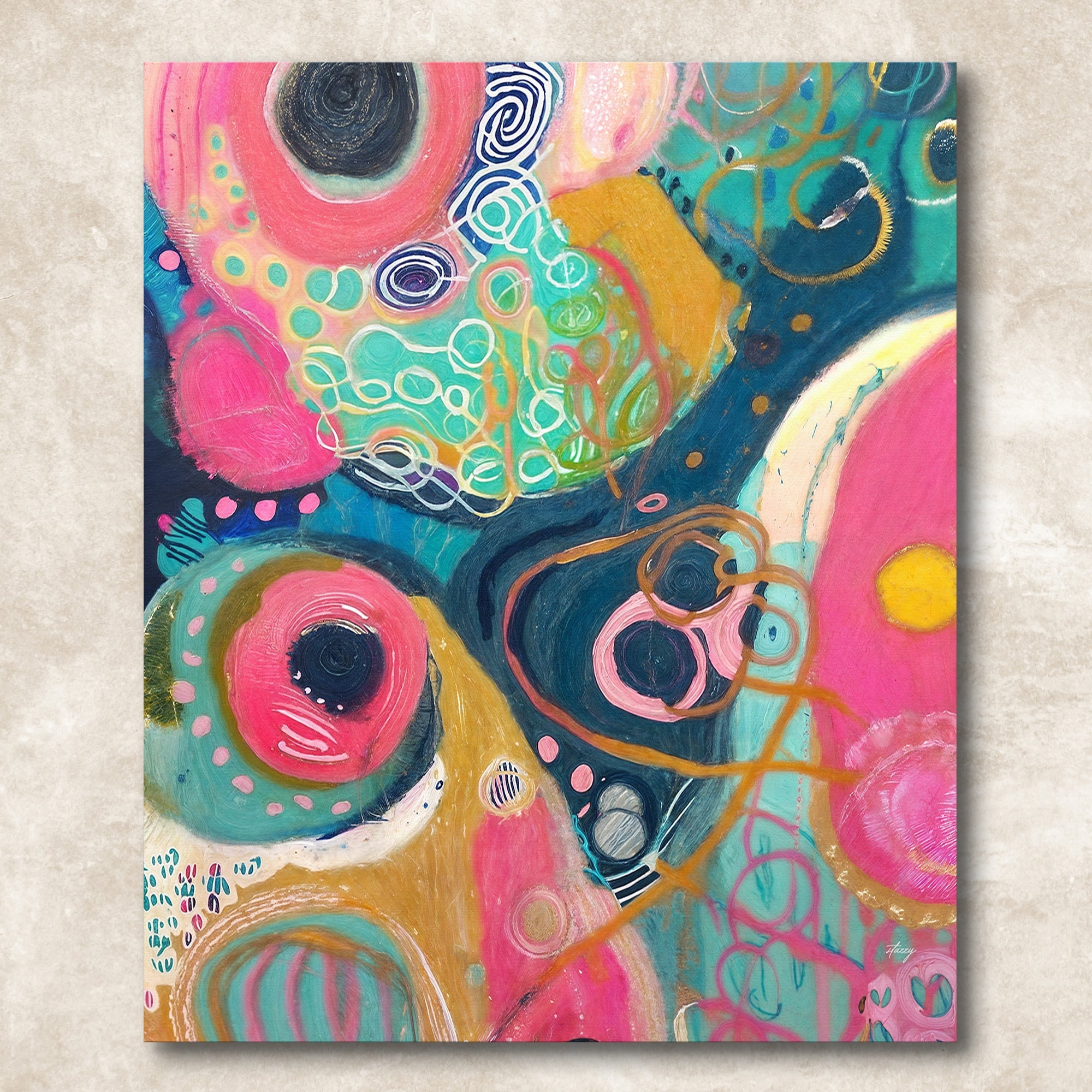Canvas Print: "Psychedelic Rhapsody" on sale at MyriadMart