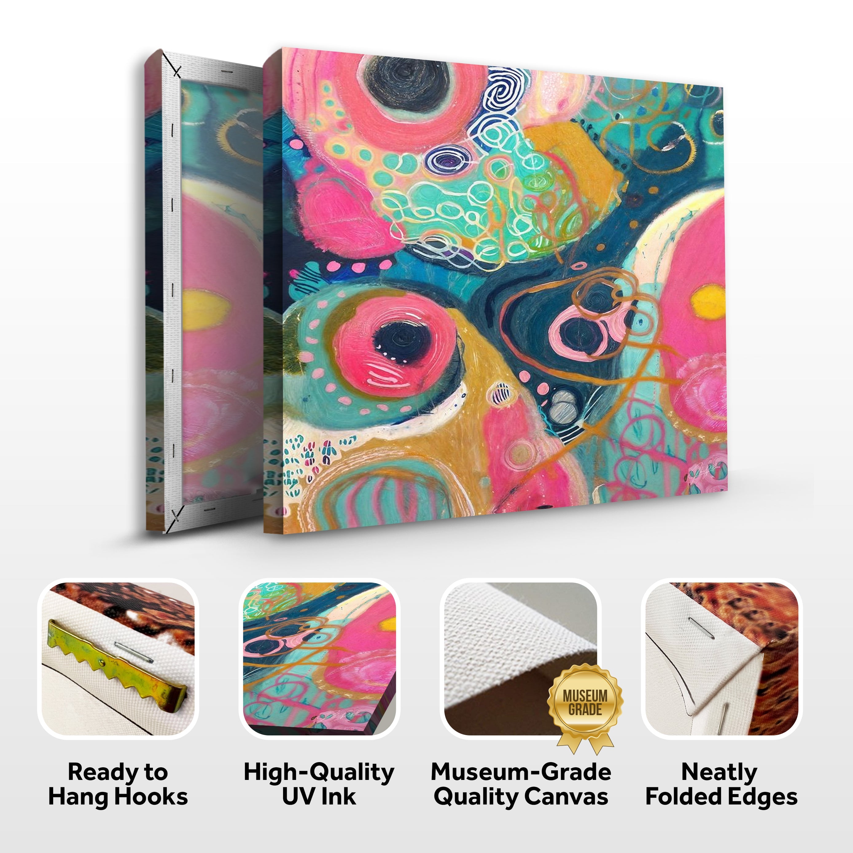 Canvas Print: "Psychedelic Rhapsody" on sale at MyriadMart