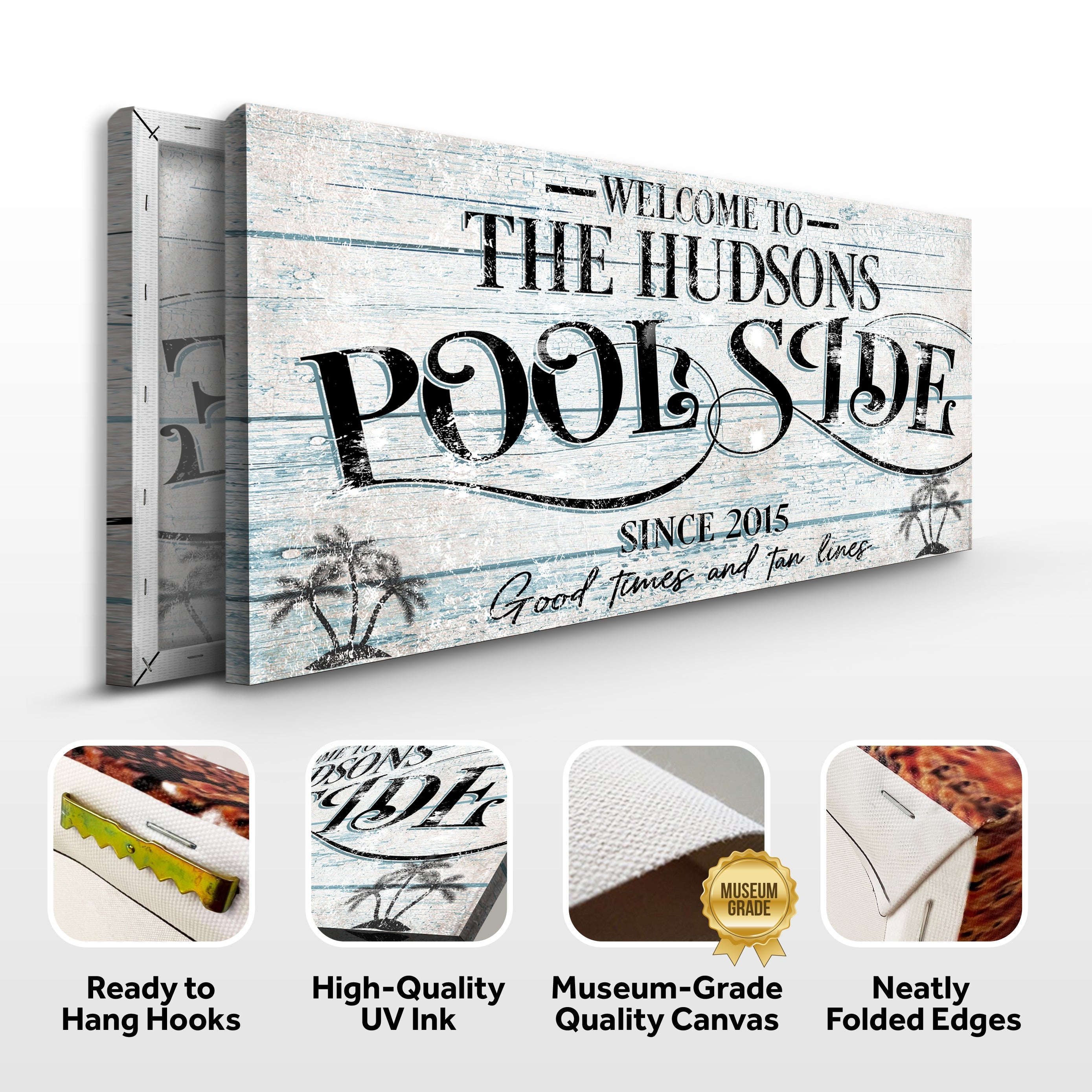 Personalized Poolside Sign II on sale at MyriadMart