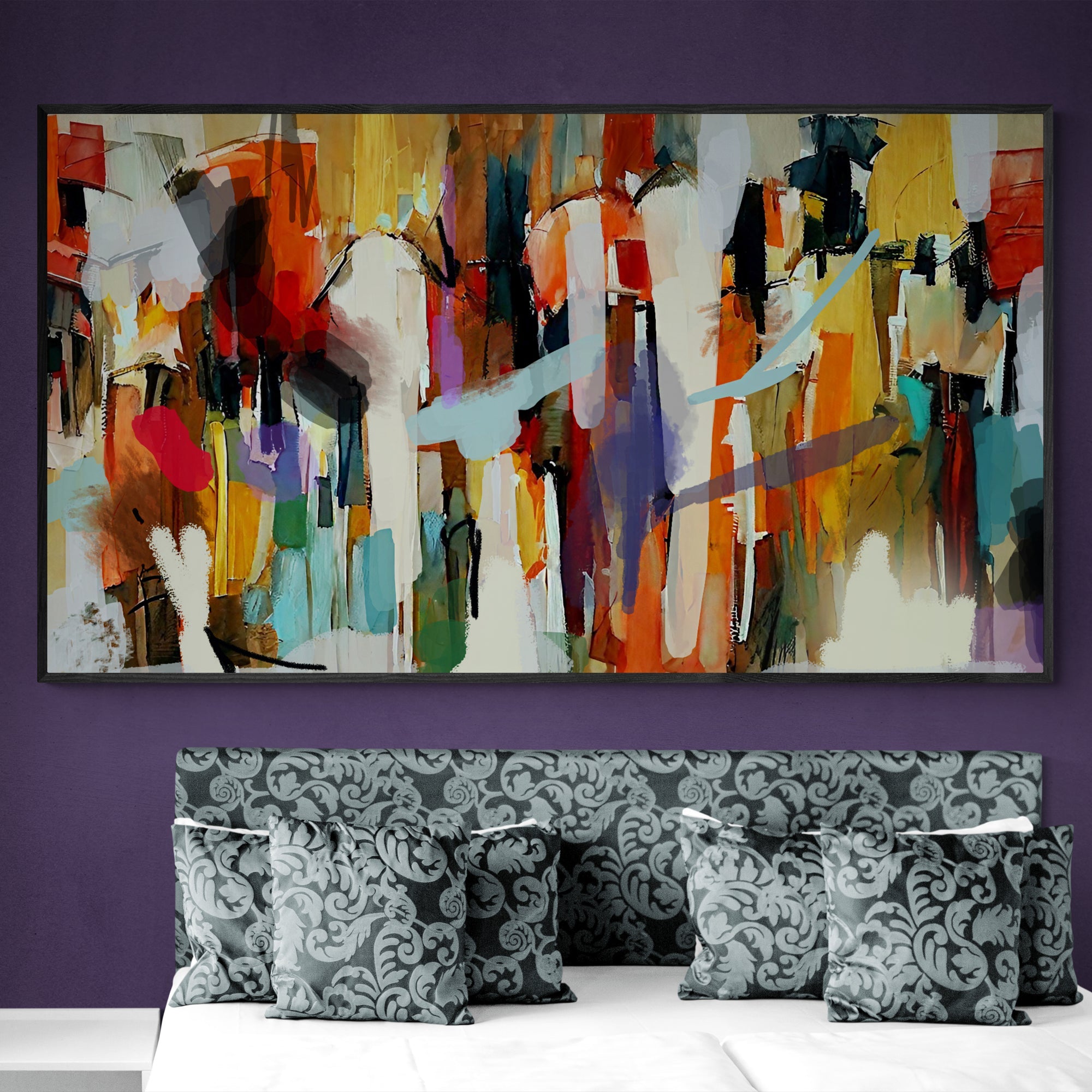 Canvas Print: "Resonant Hues" on sale at MyriadMart