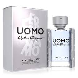 Salvatore Ferragamo Uomo Casual Life Eau De Toilette Spray By Salvatore Ferragamo on sale at MyriadMart