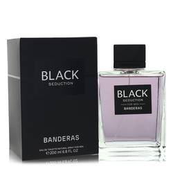 Seduction In Black Eau De Toilette Spray By Antonio Banderas on sale at MyriadMart