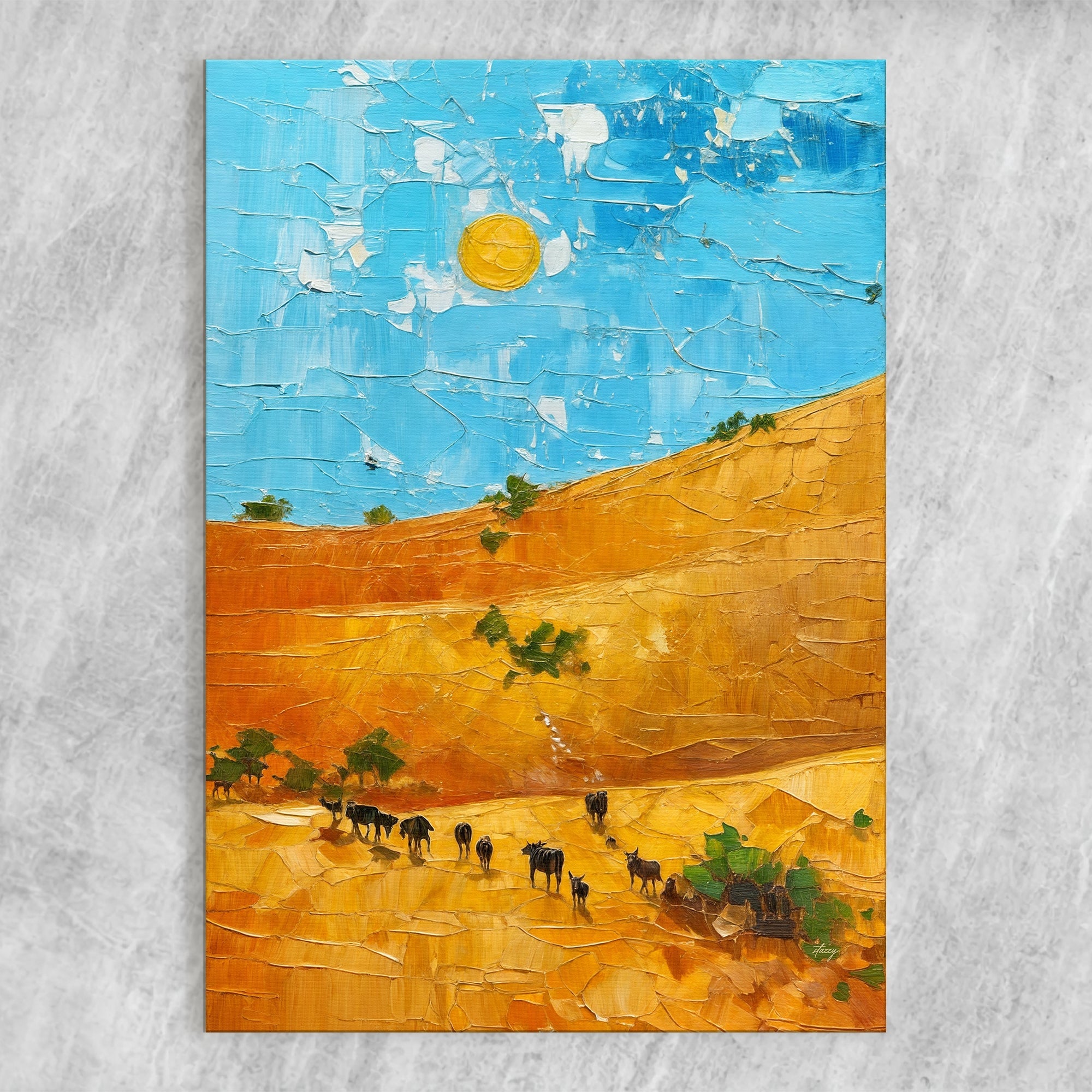 Canvas Print: "Savannah Daze" on sale at MyriadMart