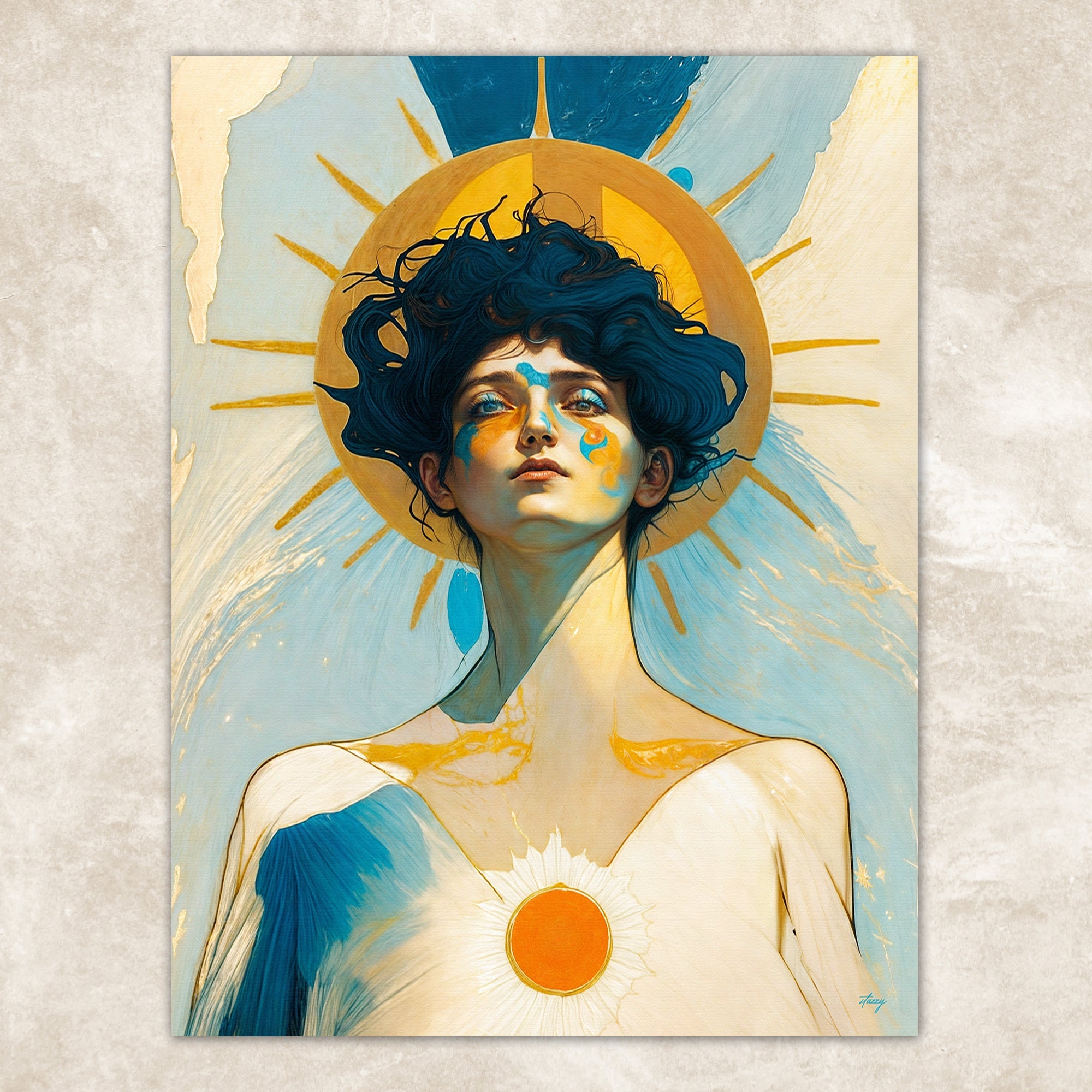 Canvas Print: "Solar Serenity II" on sale at MyriadMart
