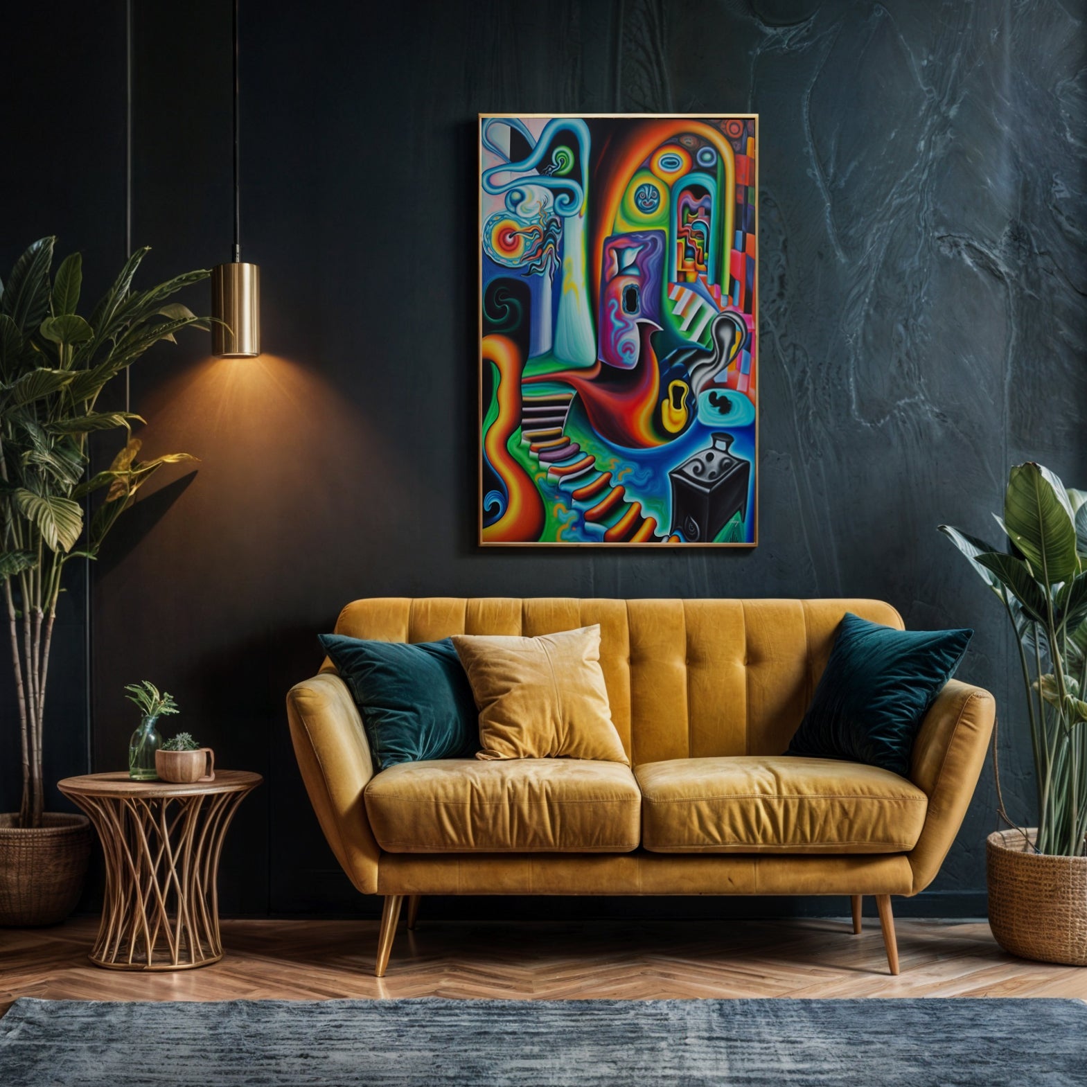 Canvas Print: "Surreal Steps" on sale at MyriadMart