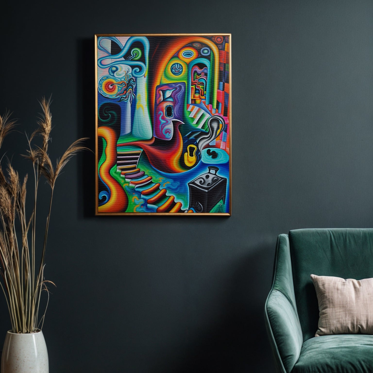Canvas Print: "Surreal Steps" on sale at MyriadMart