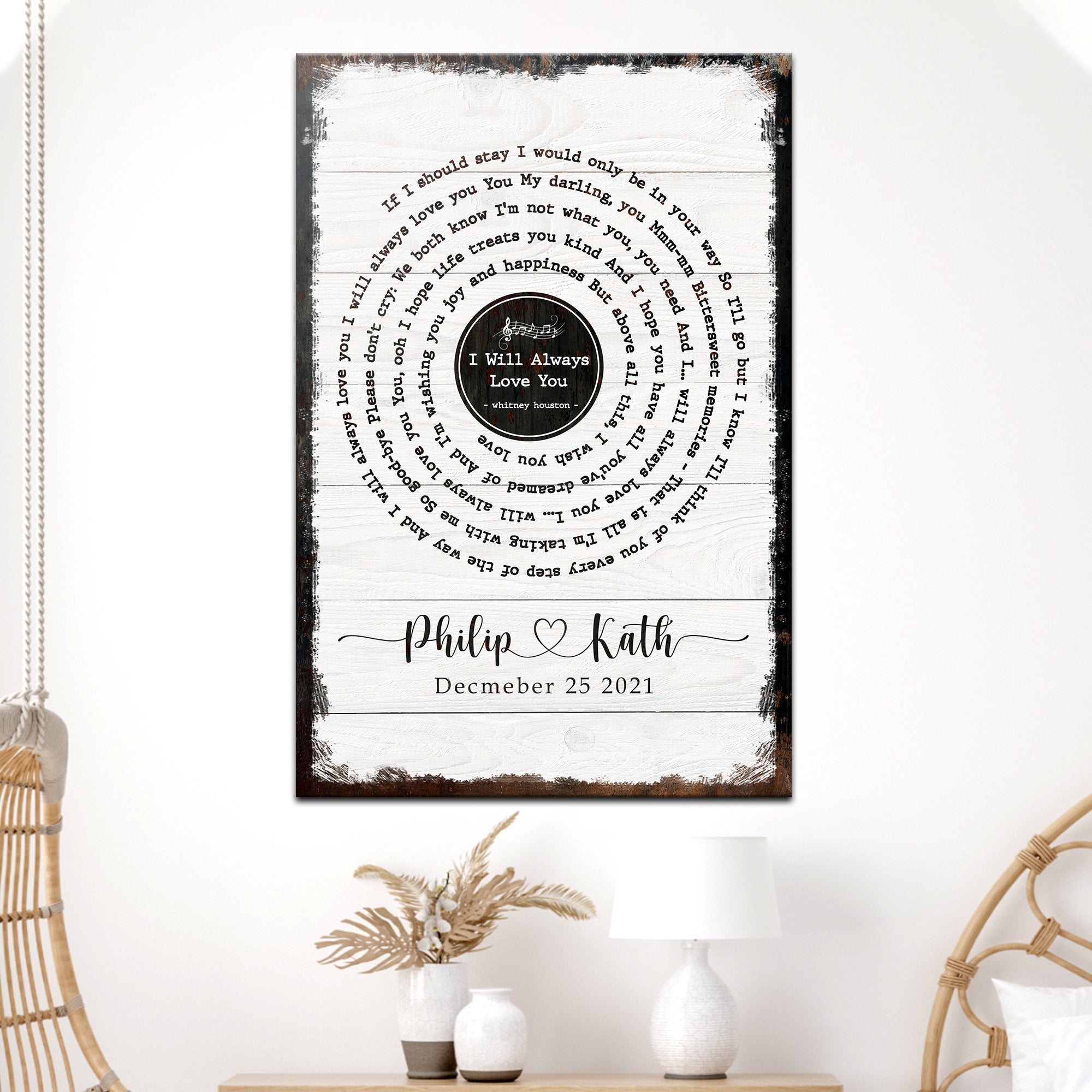 Song Lyrics Sign on sale at MyriadMart