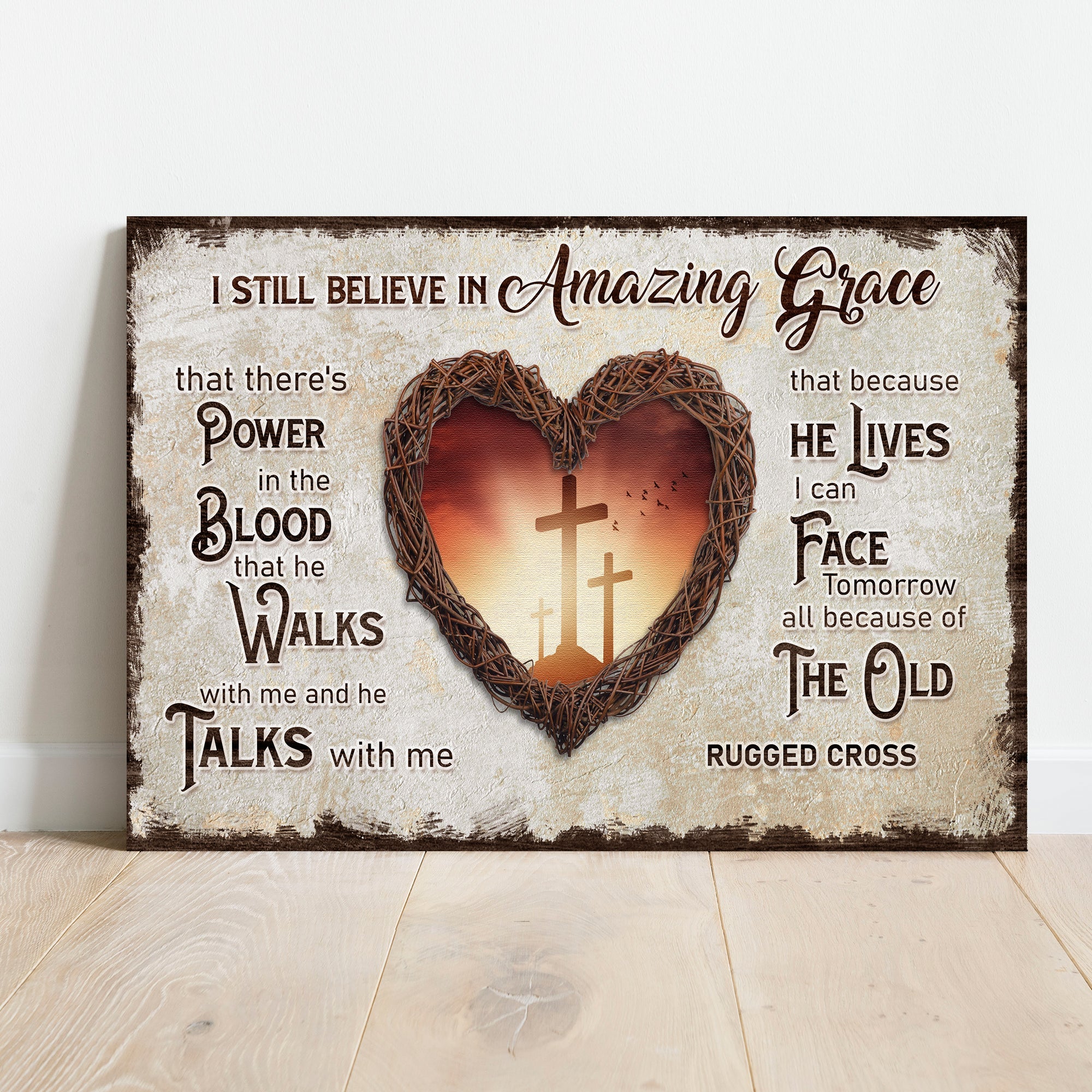 I Still Believe In Amazing Grace Sign V on sale at MyriadMart
