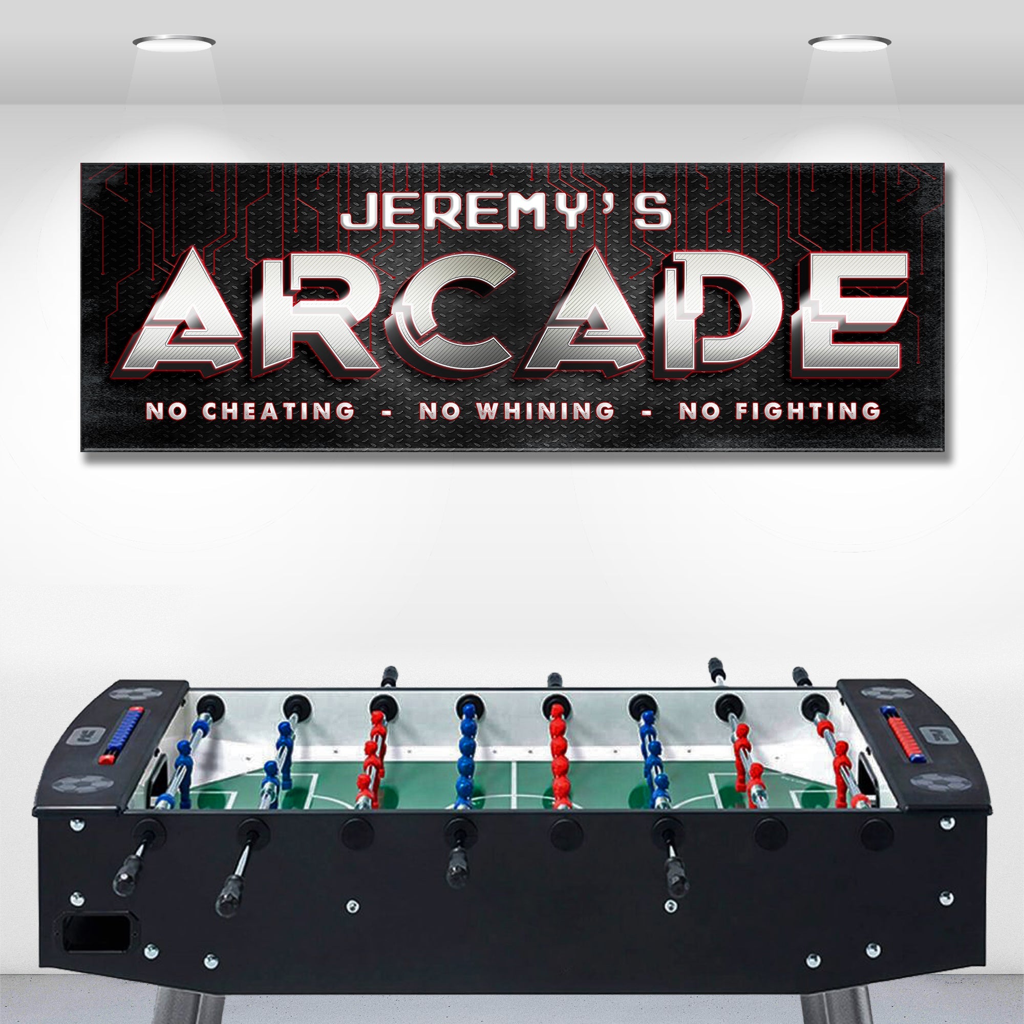 Arcade Family Sign on sale at MyriadMart