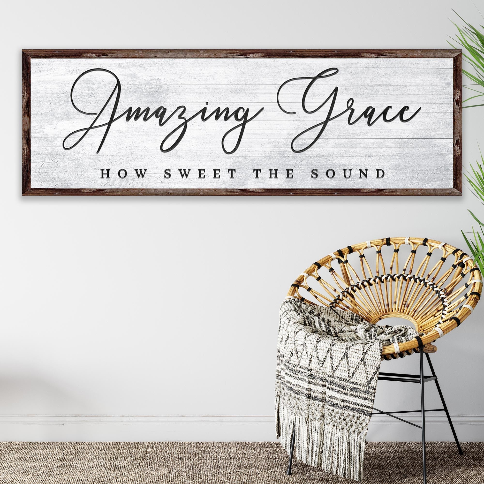 Amazing Grace How Sweet The Sound Sign on sale at MyriadMart