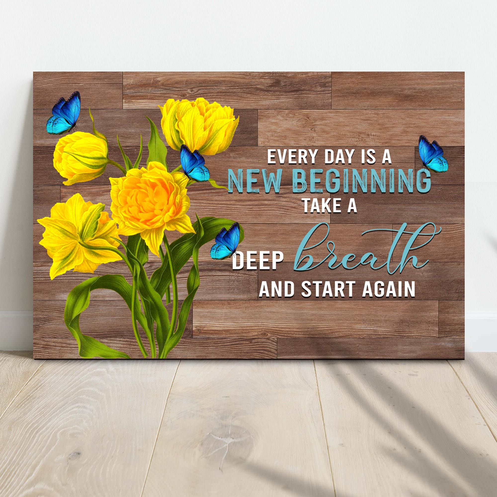 Everyday Is A New Beginning Sign II on sale at MyriadMart