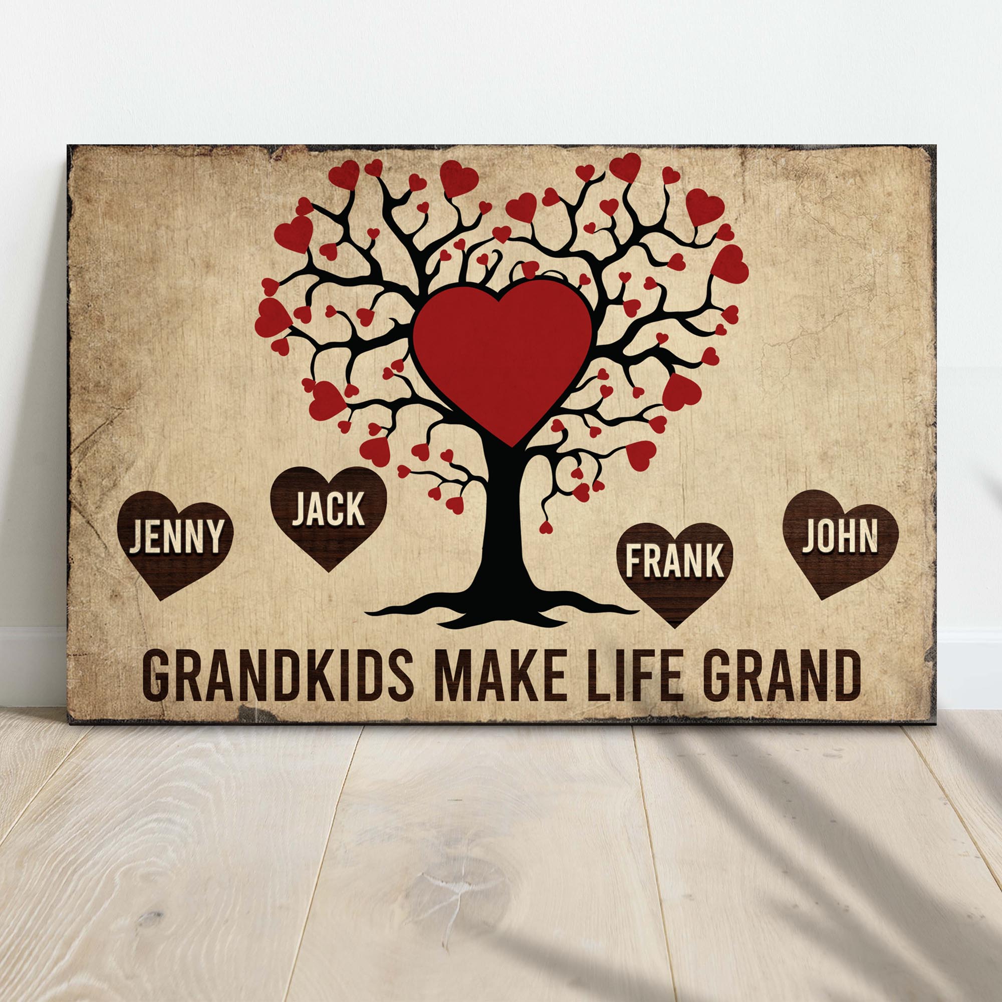 Grandkids Make Life Grand Sign on sale at MyriadMart