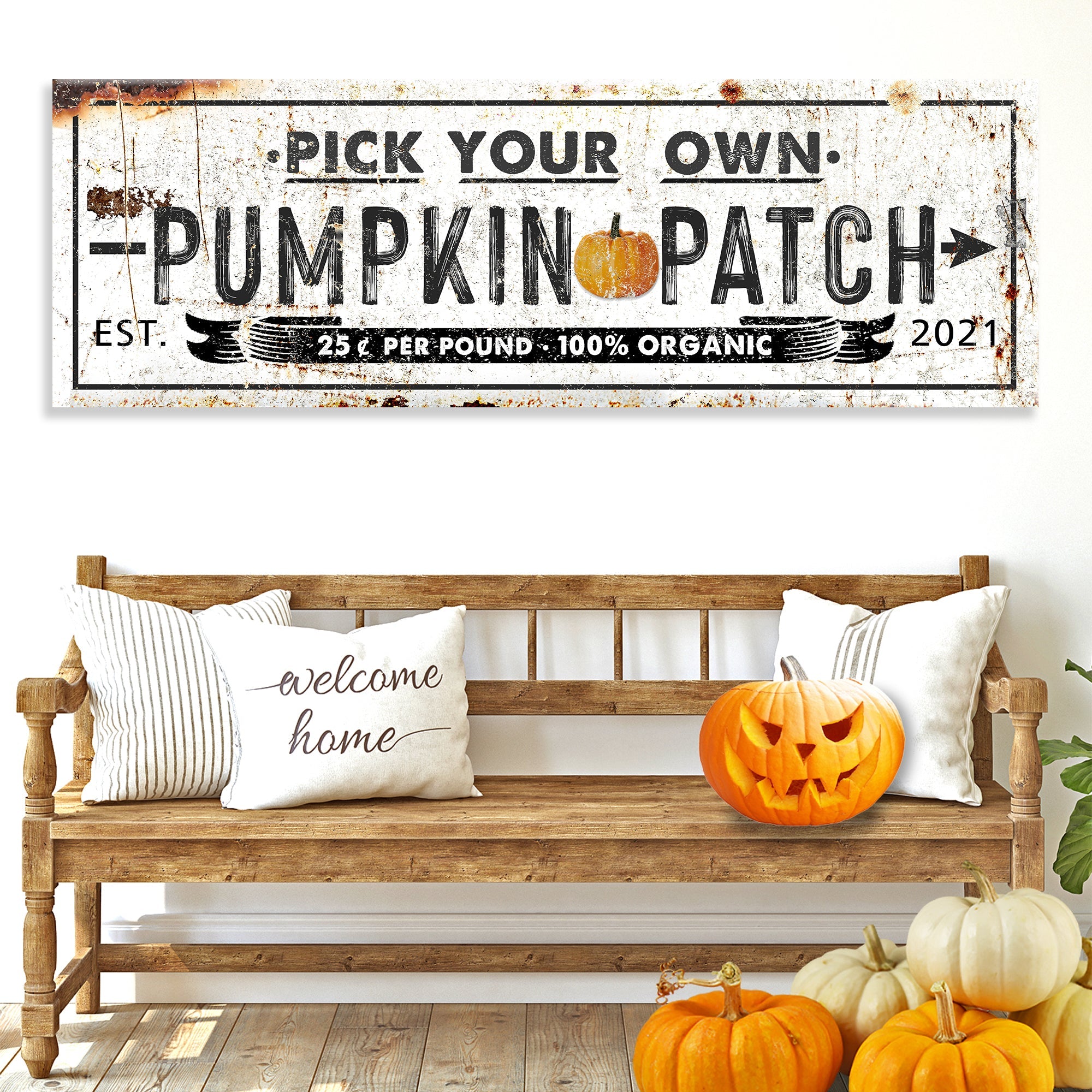 Pick Your Own Pumpkin Patch Sign on sale at MyriadMart
