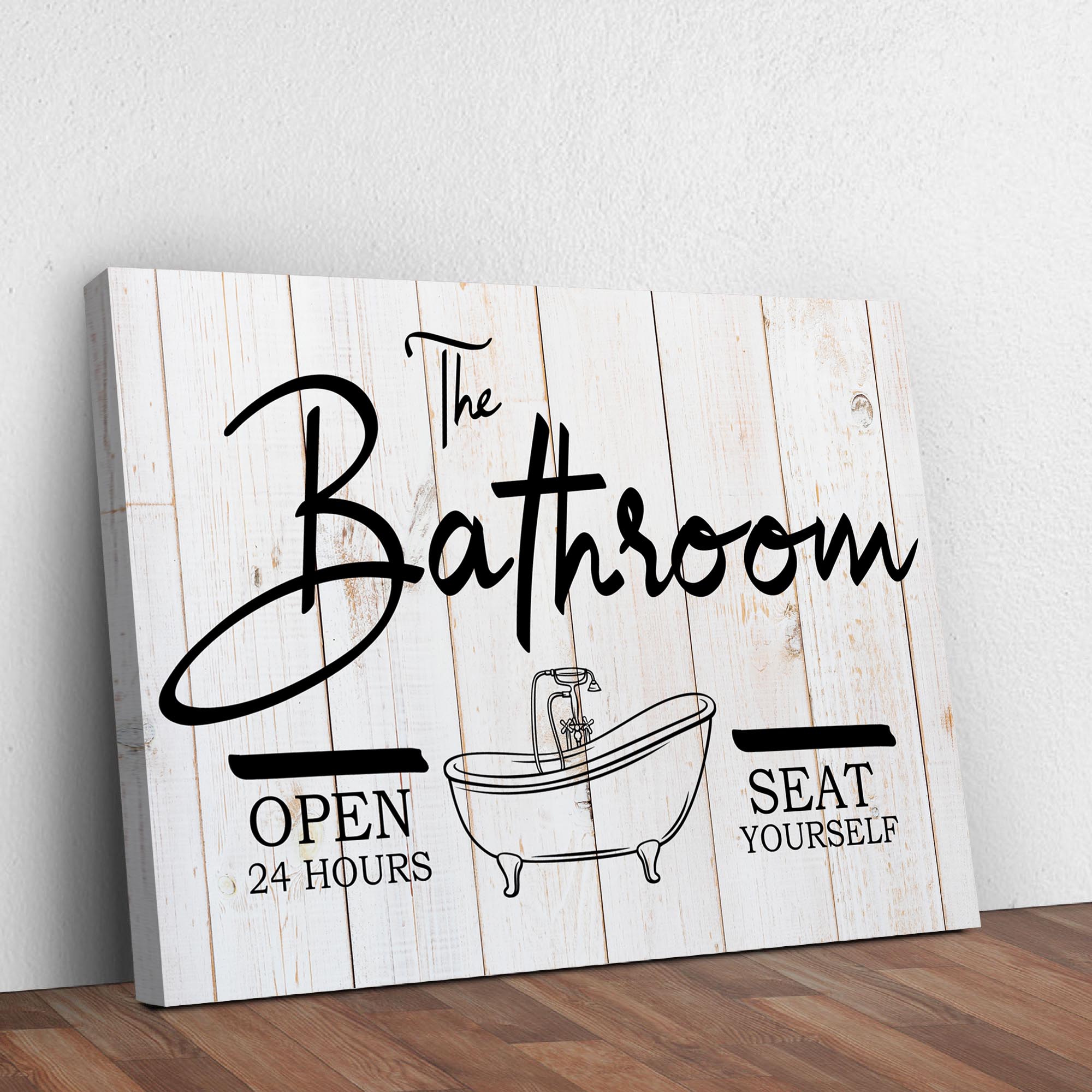 The Bathroom Sign on sale at MyriadMart