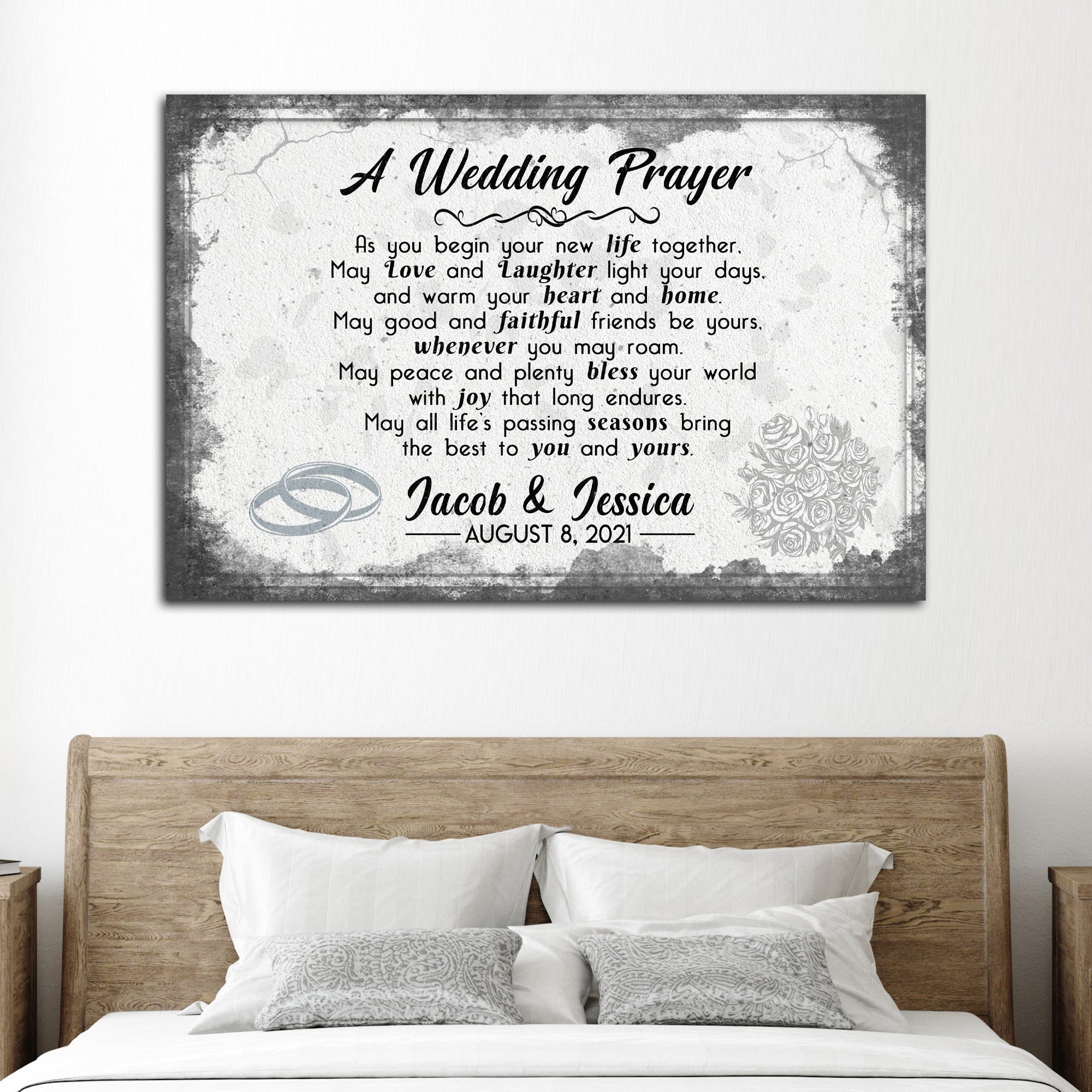 A Wedding Prayer Sign on sale at MyriadMart