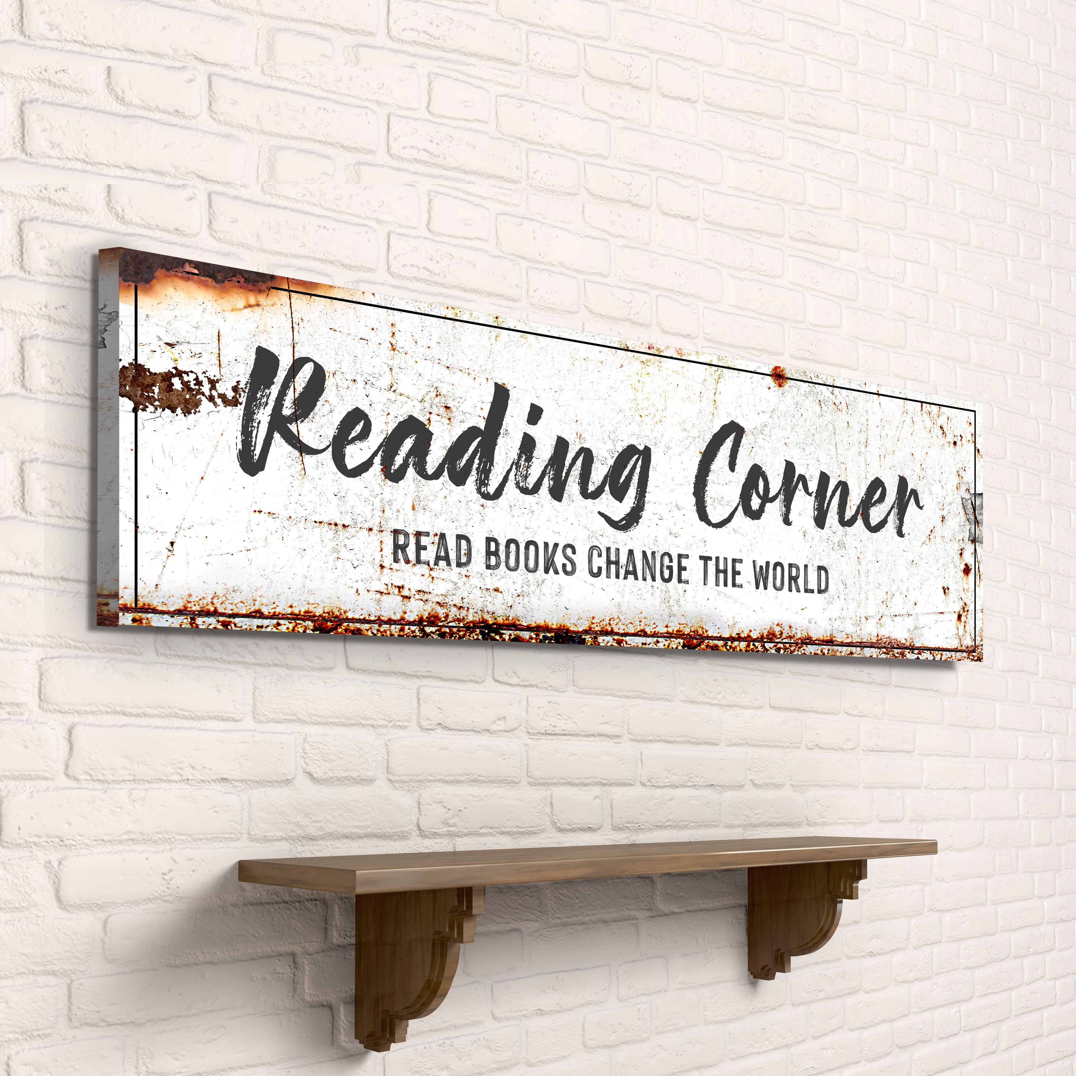 Reading Corner Sign on sale at MyriadMart