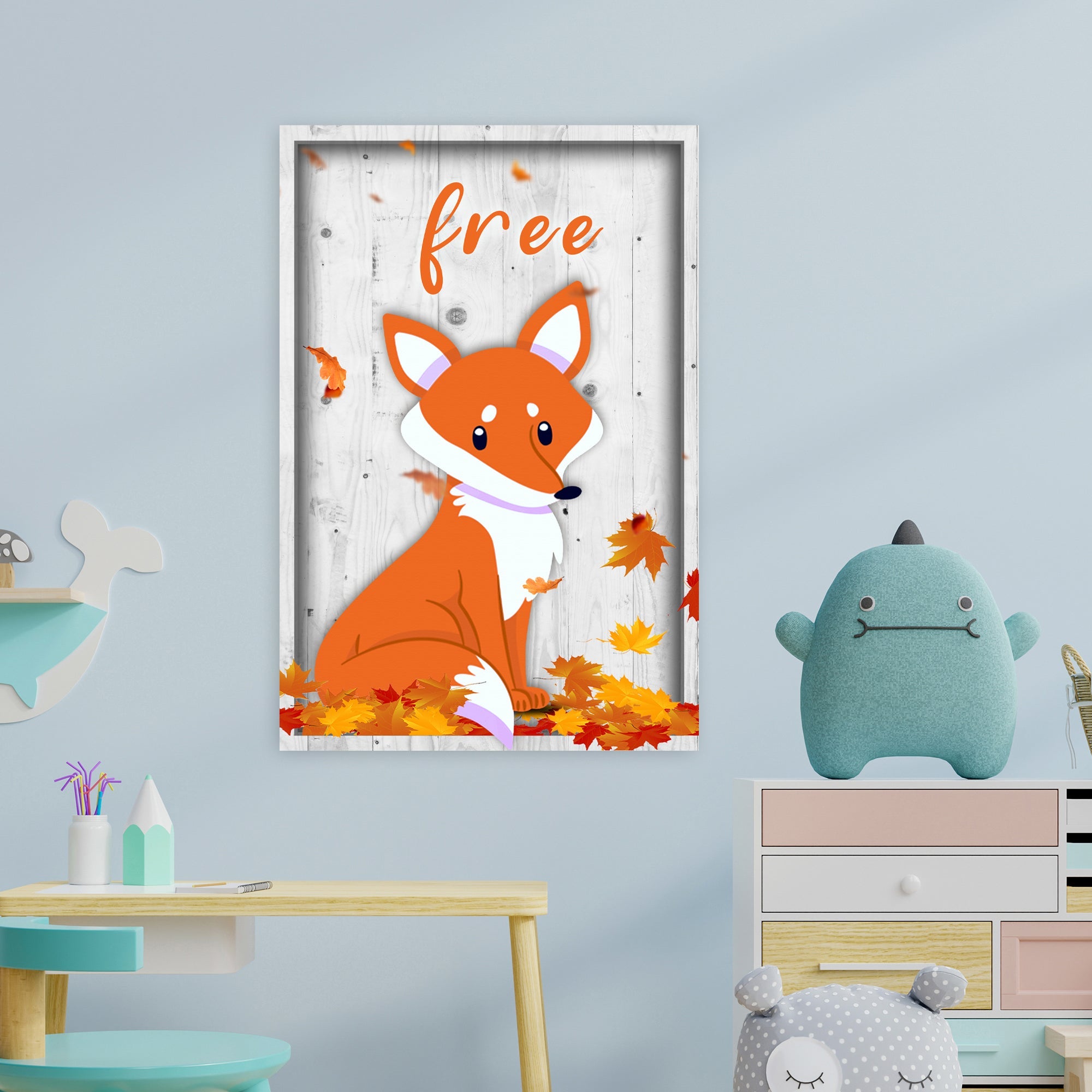 The Most Adorable Free Fox Sign on sale at MyriadMart