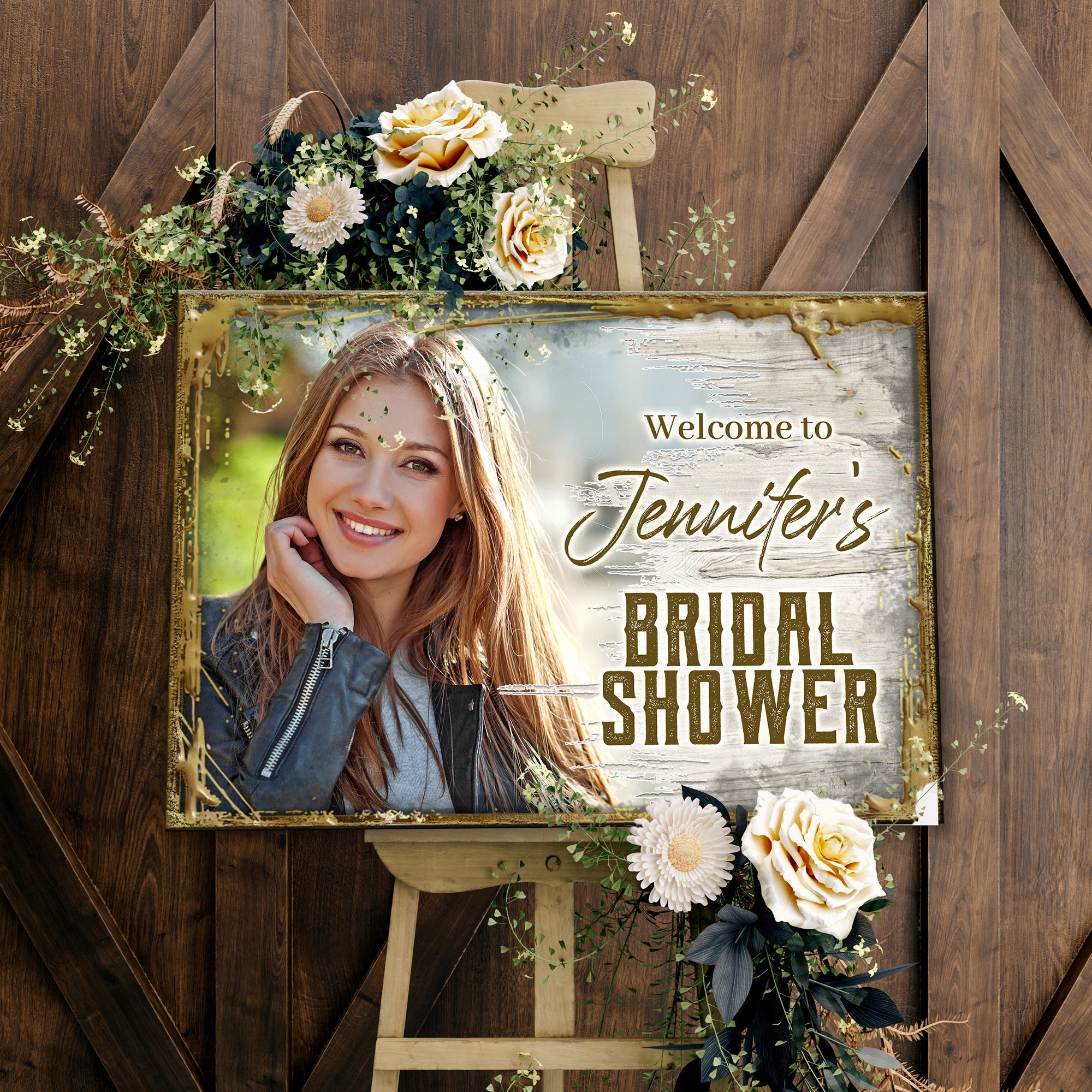 Welcome To The Bridal Shower Sign on sale at MyriadMart