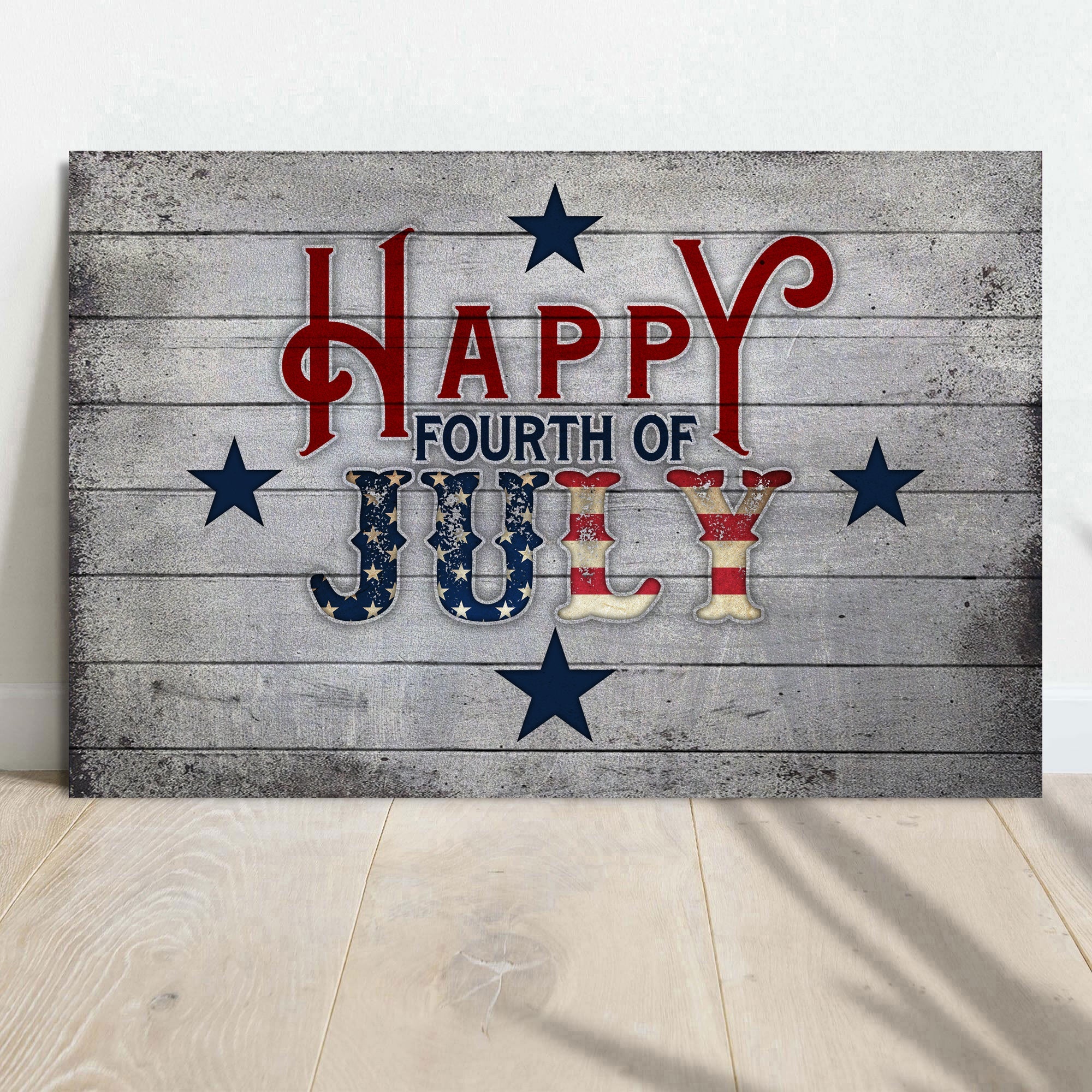 Happy Fourth Of July Sign on sale at MyriadMart