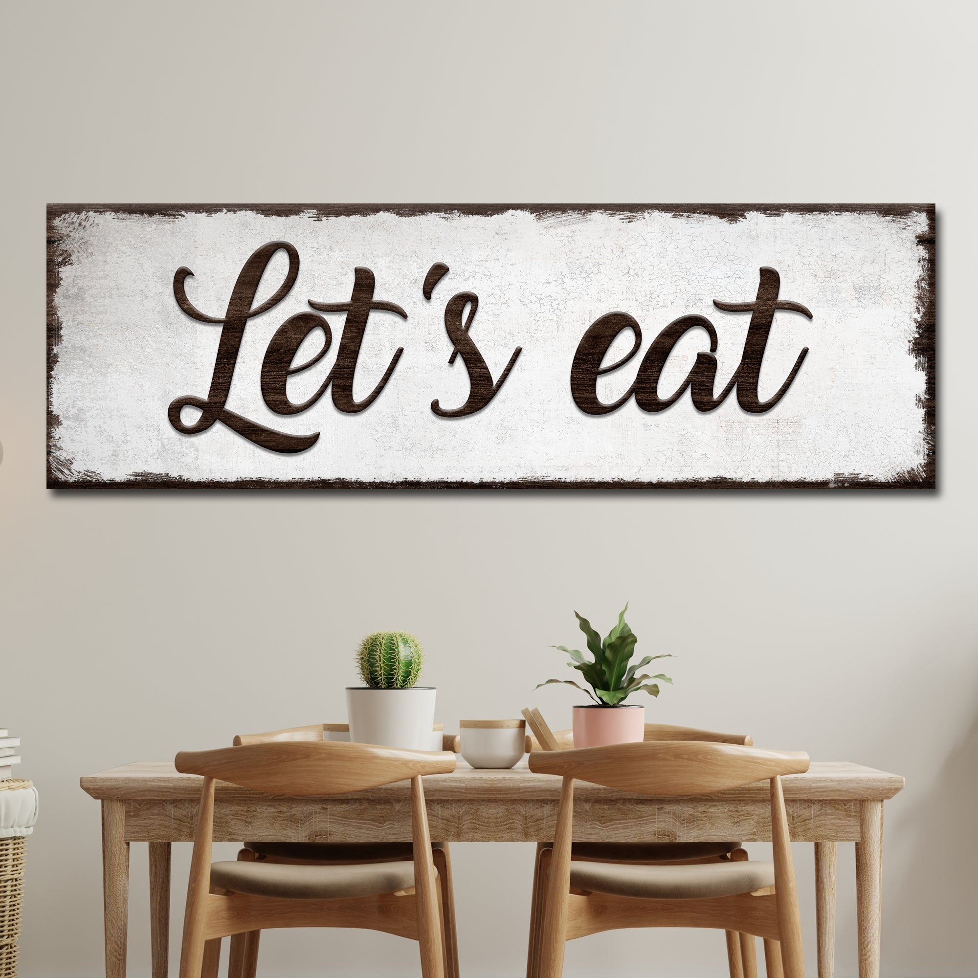 Let's Eat Sign on sale at MyriadMart