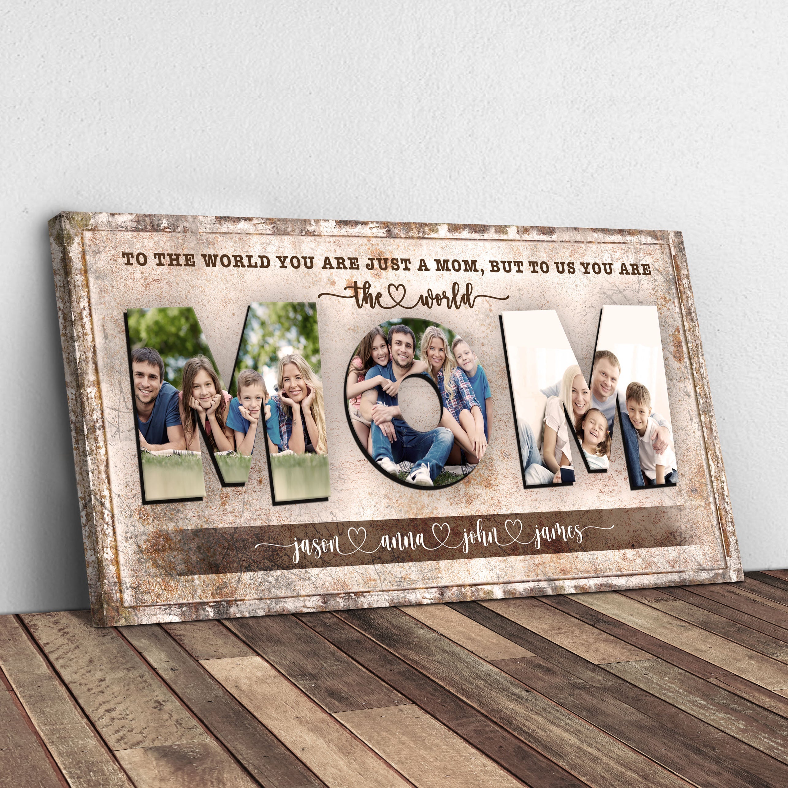 Mom, To Us You Are The World Sign on sale at MyriadMart