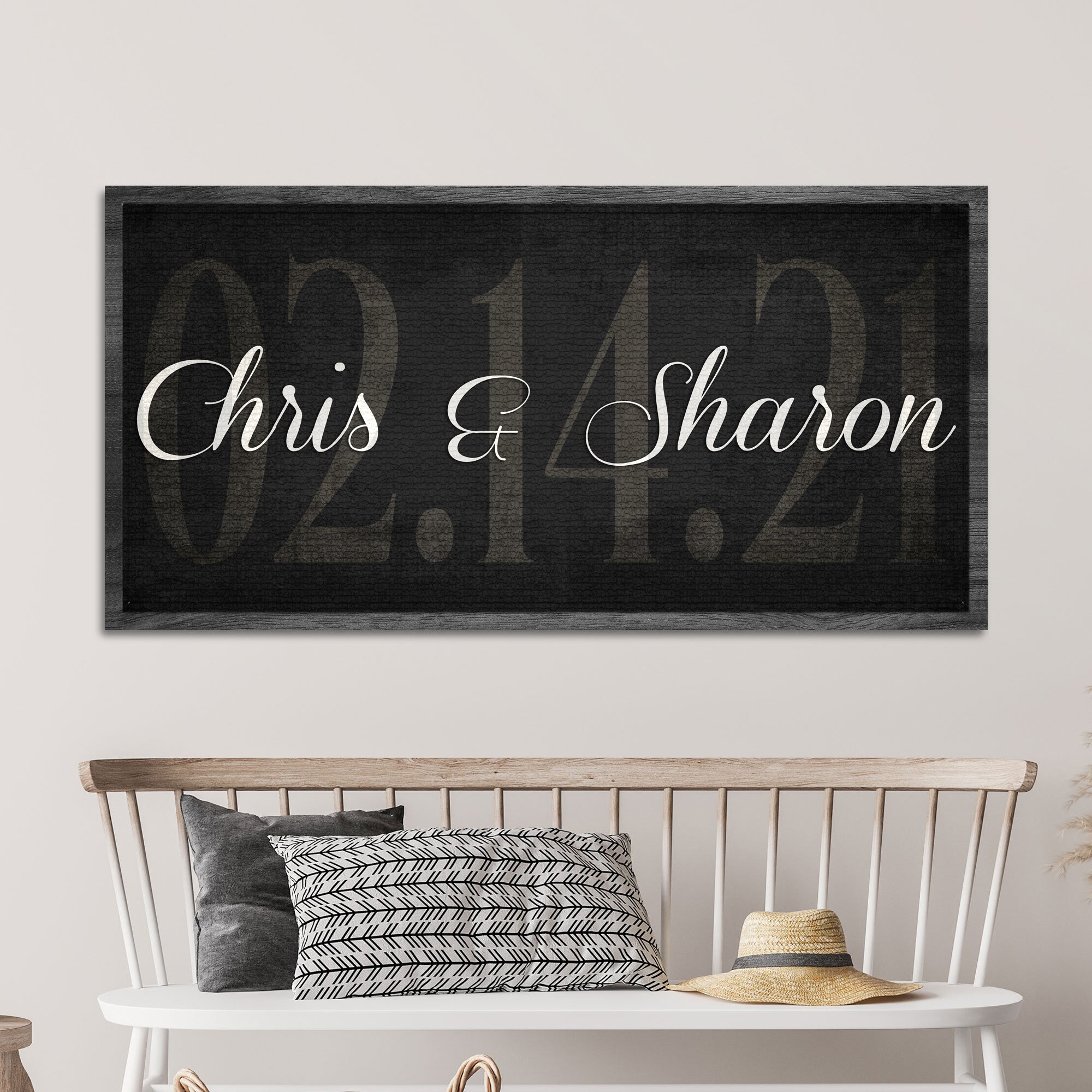 Wedding Date Sign on sale at MyriadMart
