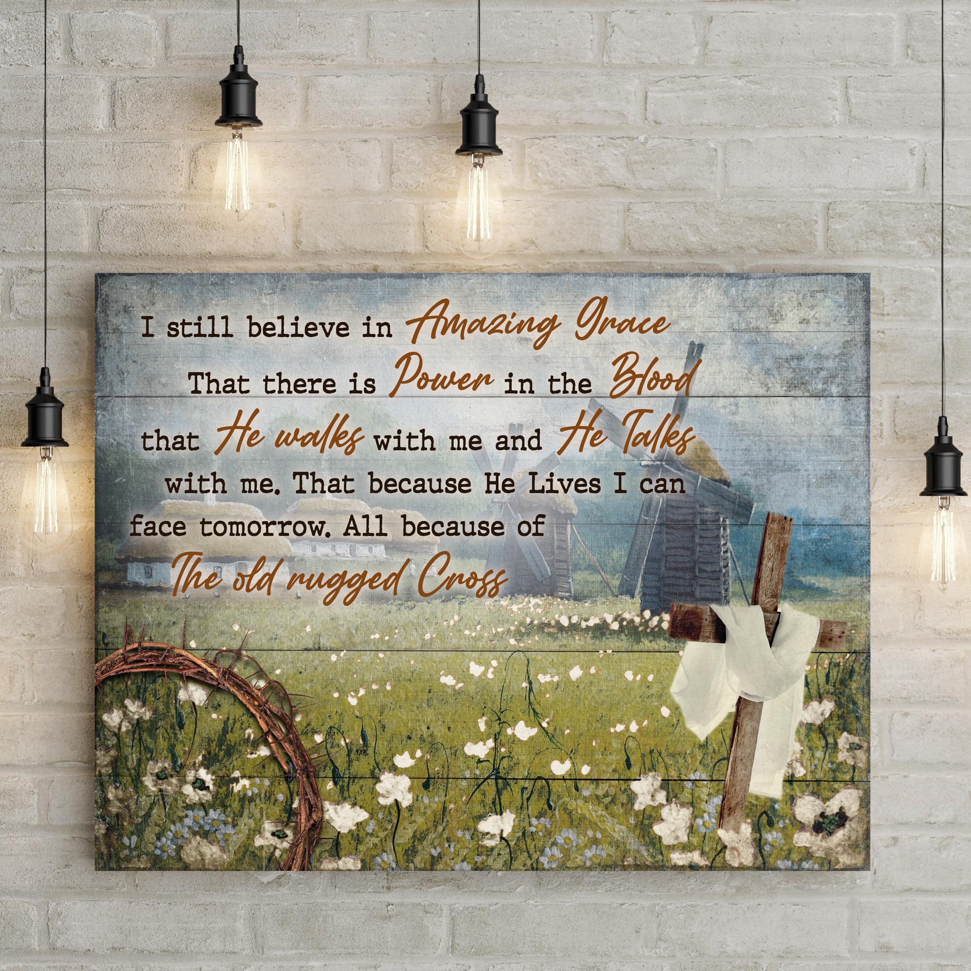 I Still Believe In Amazing Grace Sign VI on sale at MyriadMart