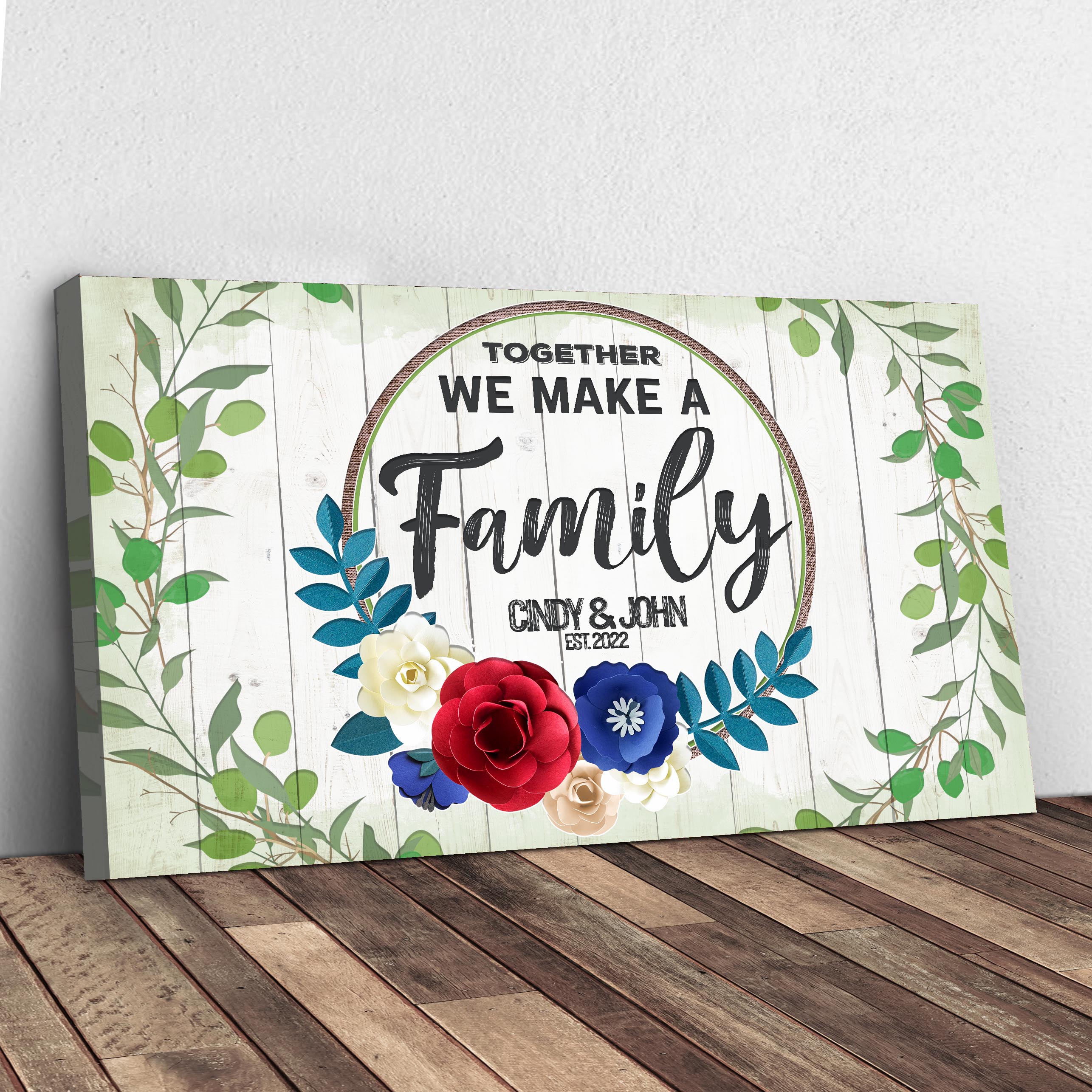 Together We Make A Family Sign on sale at MyriadMart