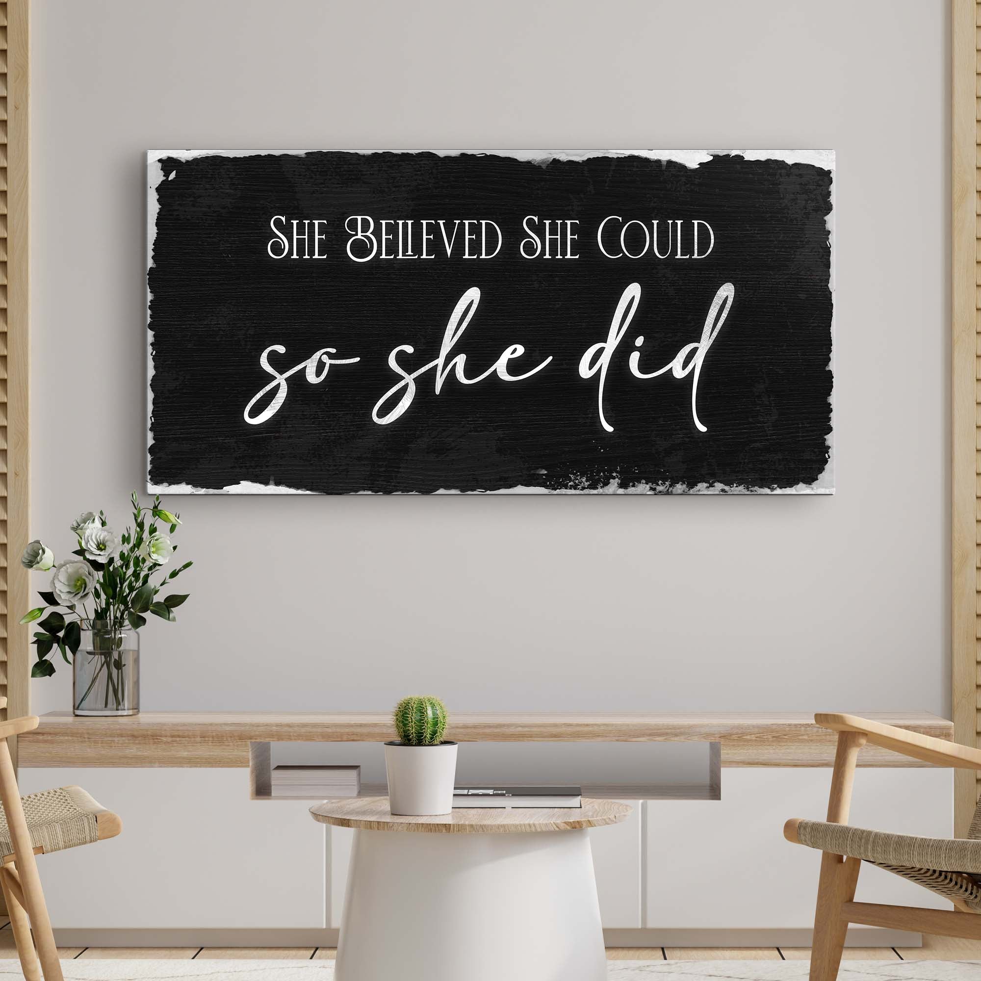 She Believed She Could So She Did Sign III on sale at MyriadMart