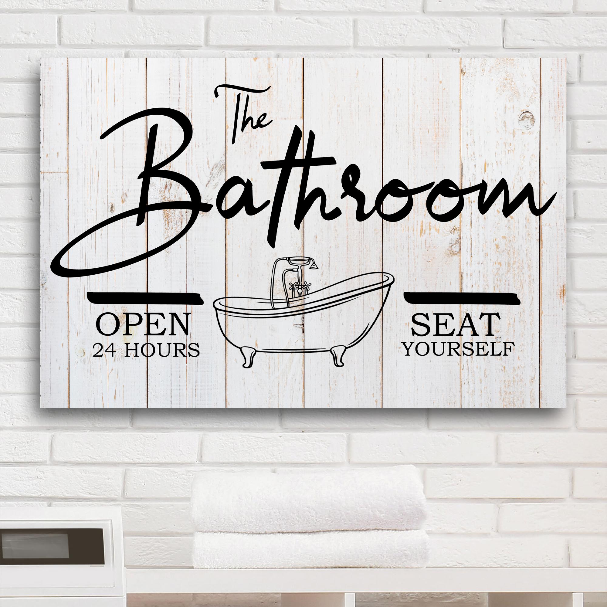 The Bathroom Sign on sale at MyriadMart