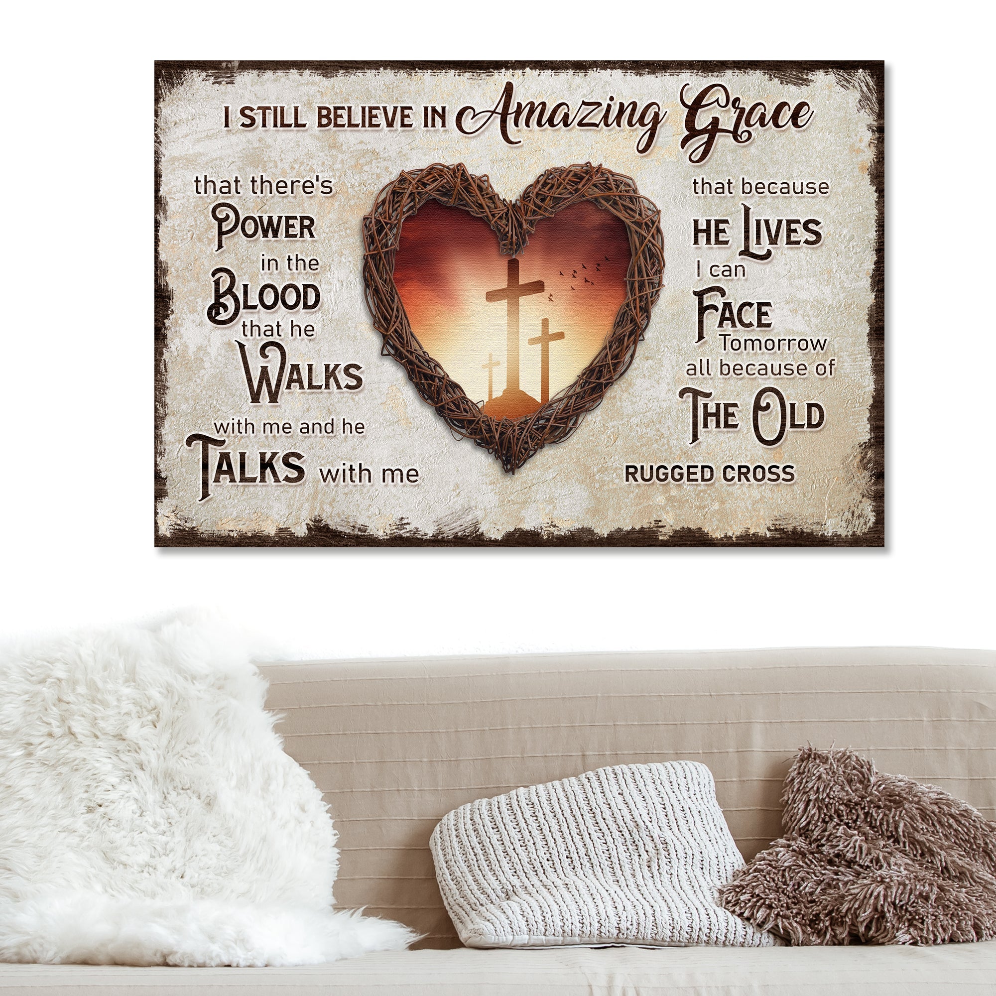 I Still Believe In Amazing Grace Sign V on sale at MyriadMart