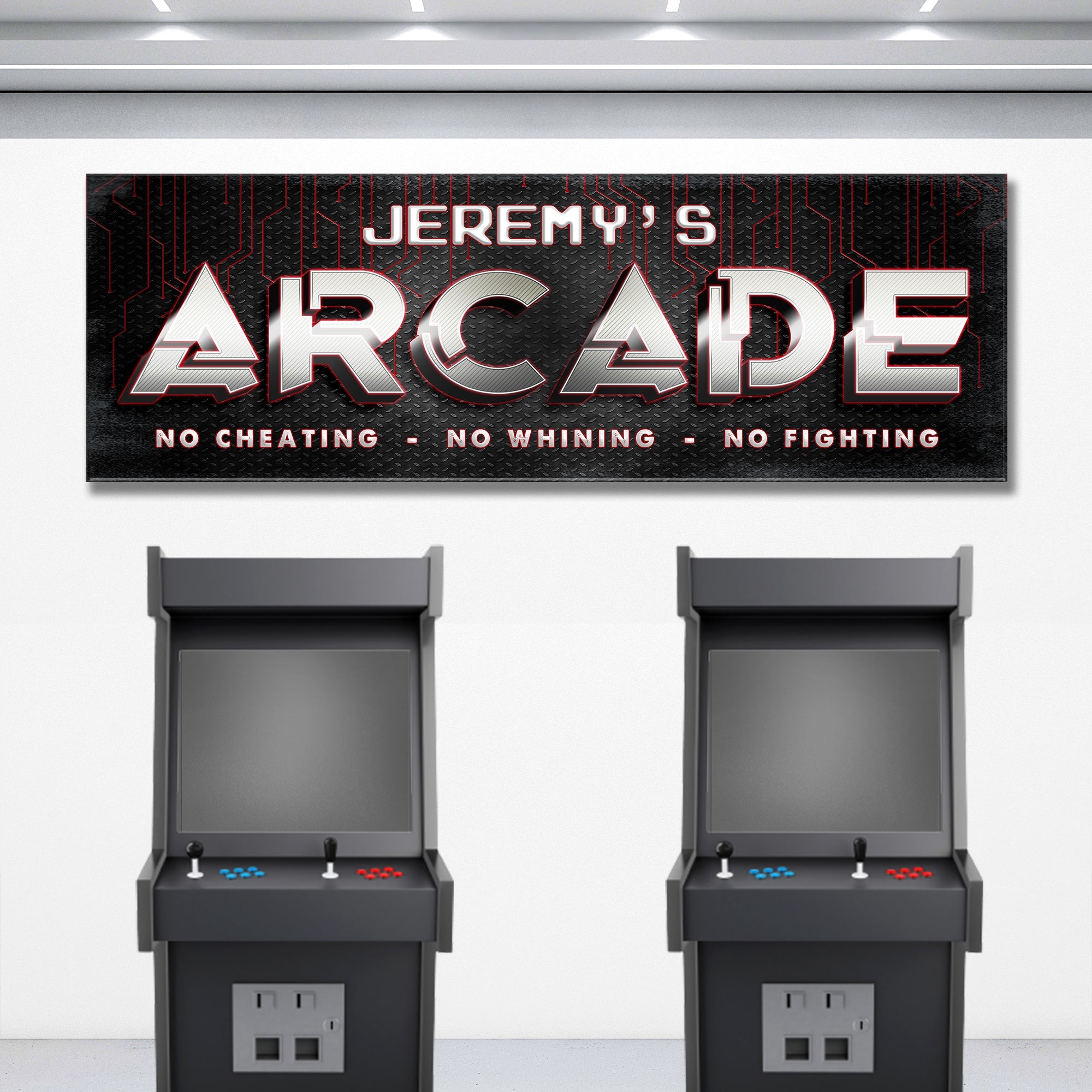 Arcade Family Sign on sale at MyriadMart