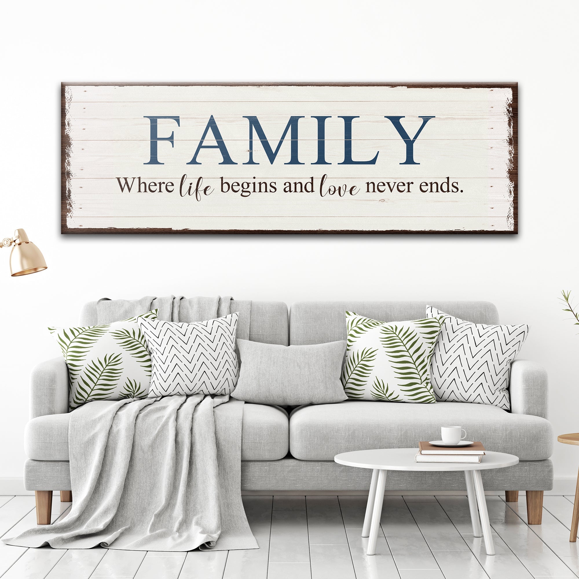 8 Powerful Words Family Sign II on sale at MyriadMart