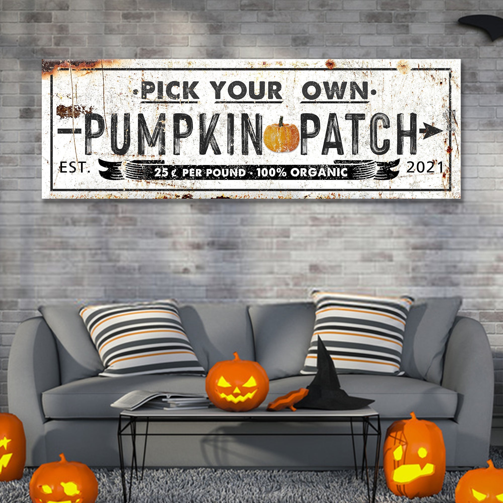 Pick Your Own Pumpkin Patch Sign on sale at MyriadMart