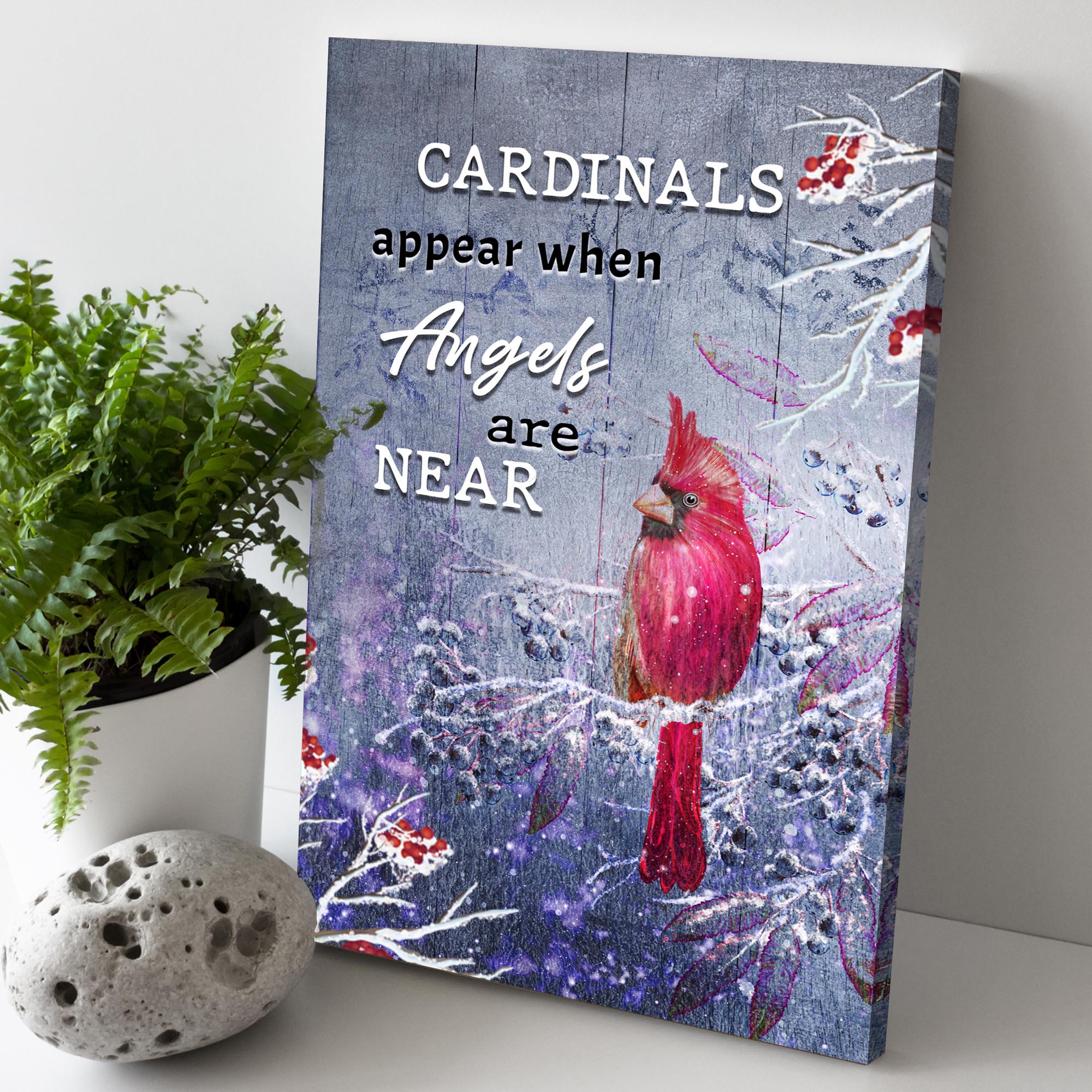 Cardinals Appear When Angels Are Near Sign III on sale at MyriadMart